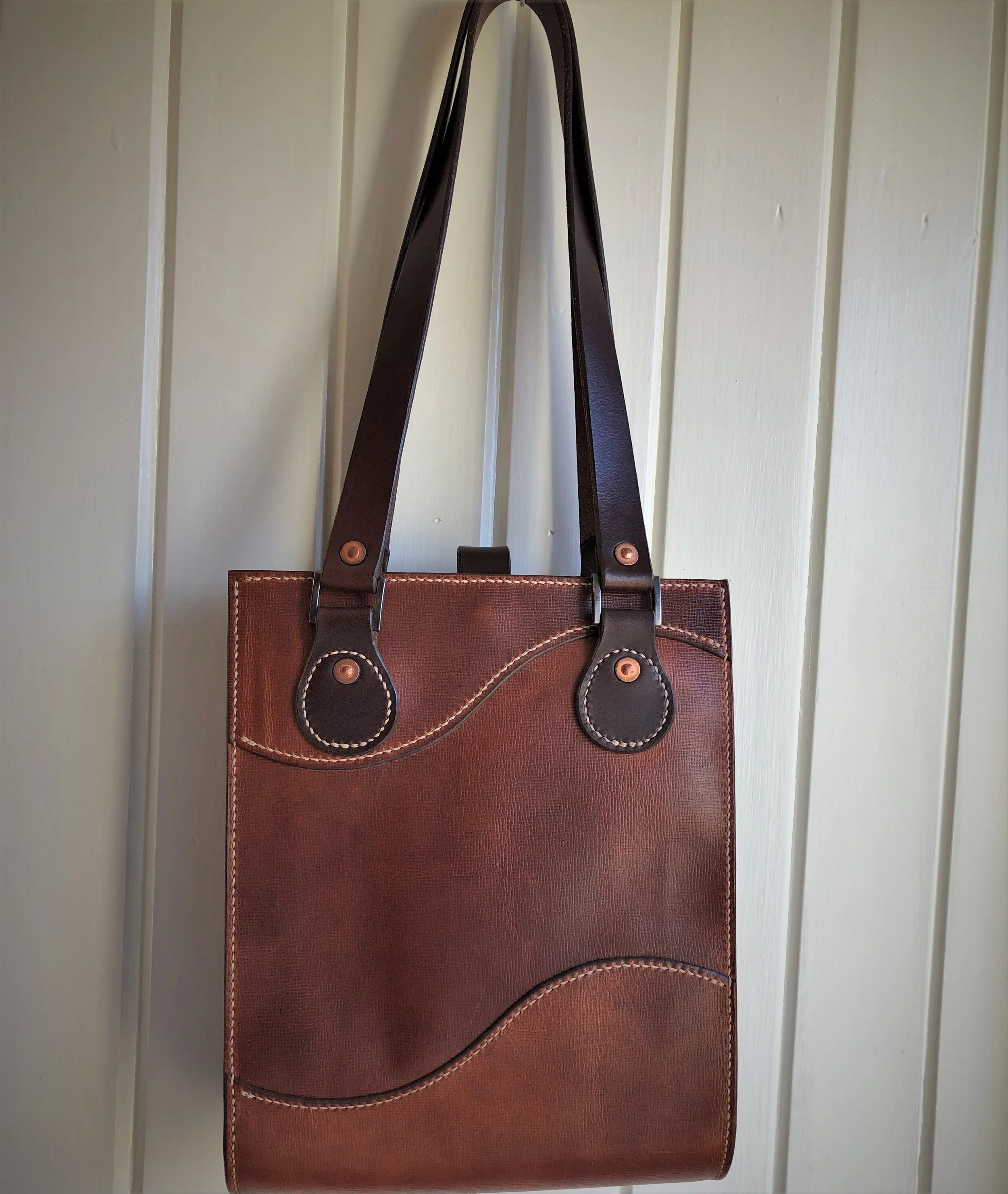  Swift textured tan vegetable tanned leather