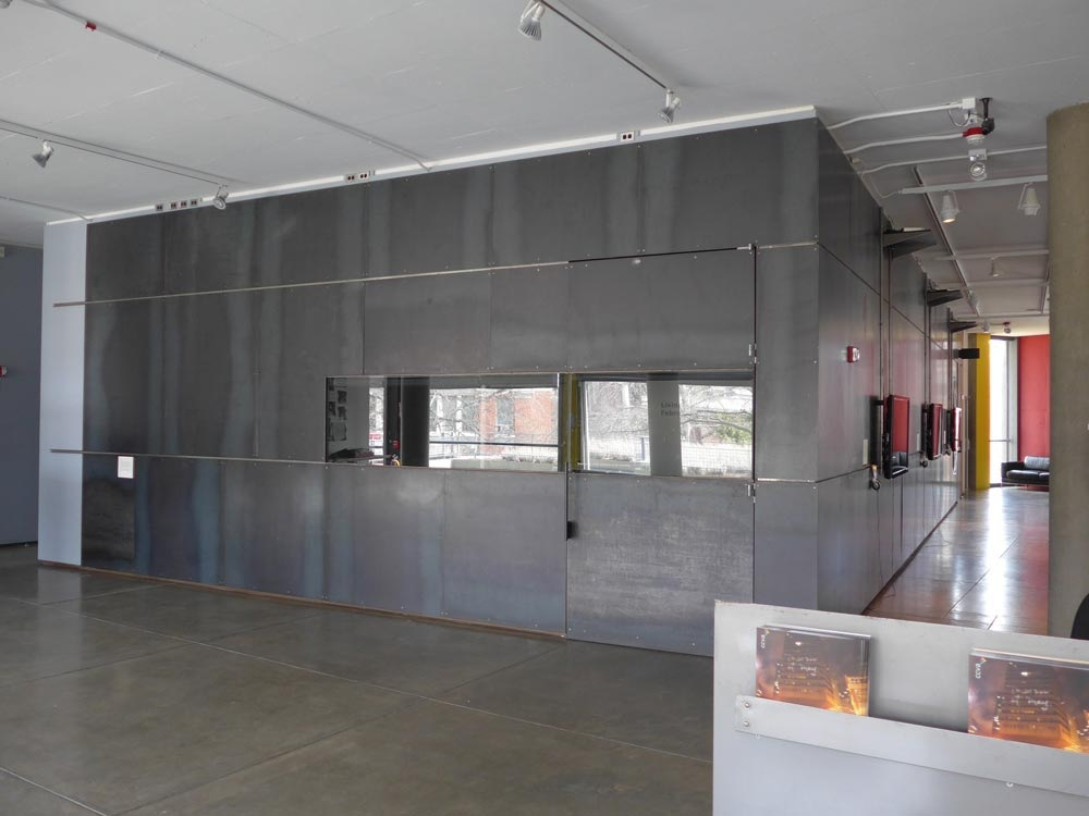   Martin Beck: Program, Episode 1: Removed and Applied  (Level 3, October 2014–ongoing) (before installation). 