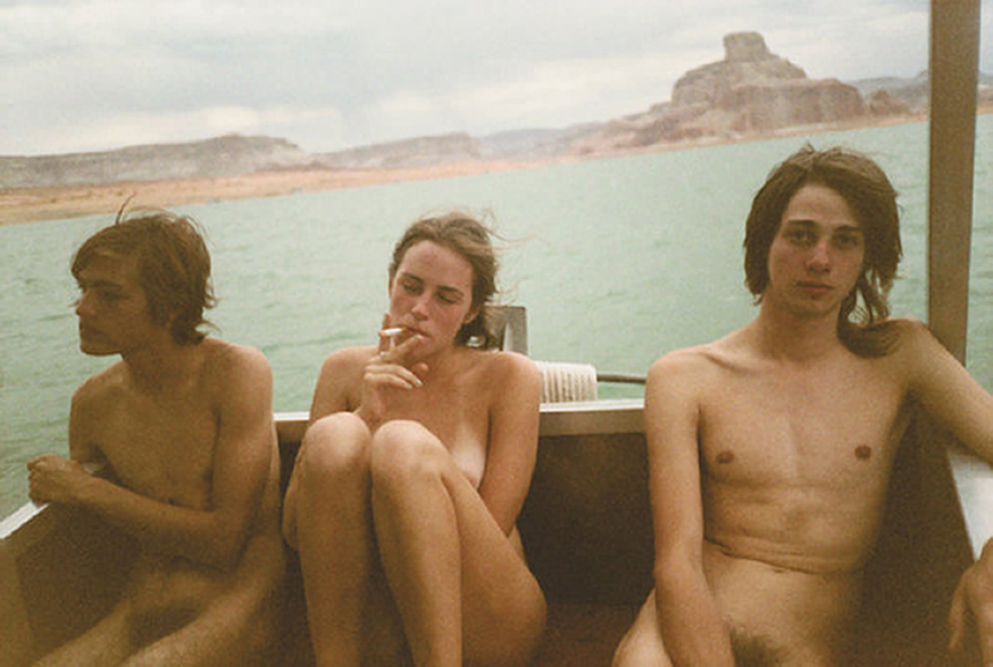  Ryan McGinley,  Marcel, Ann, Coley , 2007, c-print, 16 x 20.5 inches. Courtesy Mr. and Mrs. Charles Newman. 