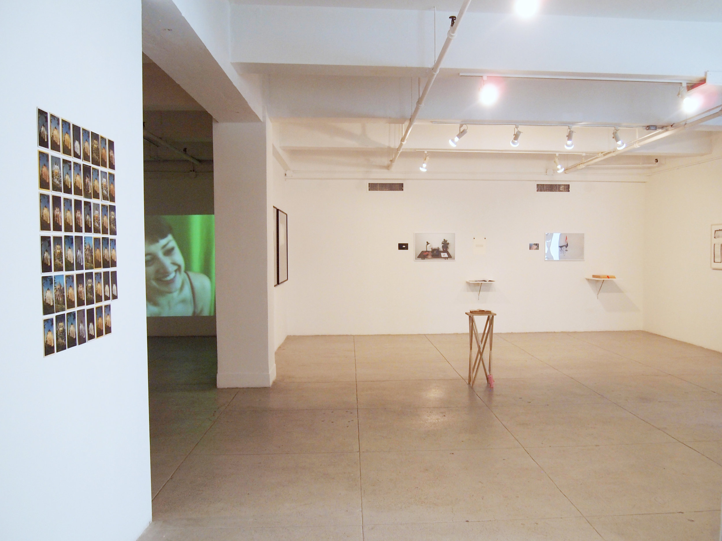   Last Year at Marienbad redux &nbsp;with work by Tacita Dean in the foreground, a video by Keren Cytter in the left background, and arrangements by Josh Tonsfeldt and work by Iman Issa on the right. 