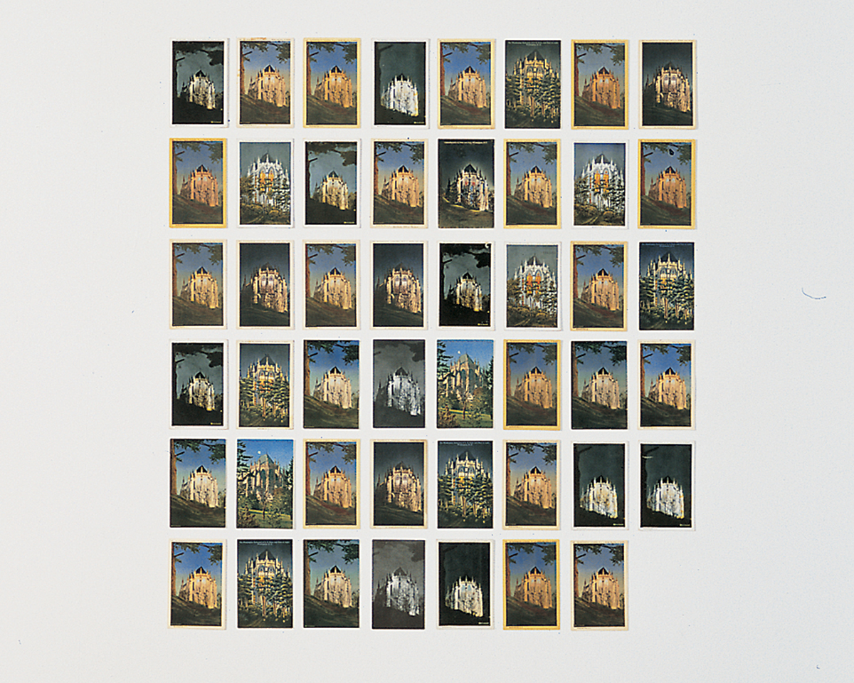  Tacita Dean,  Washington Cathedral , 2002,&nbsp;130 found postcards, each 5.5 x 3.5 inches. Courtesy of the artist and Marian Goodman Gallery, New York. 