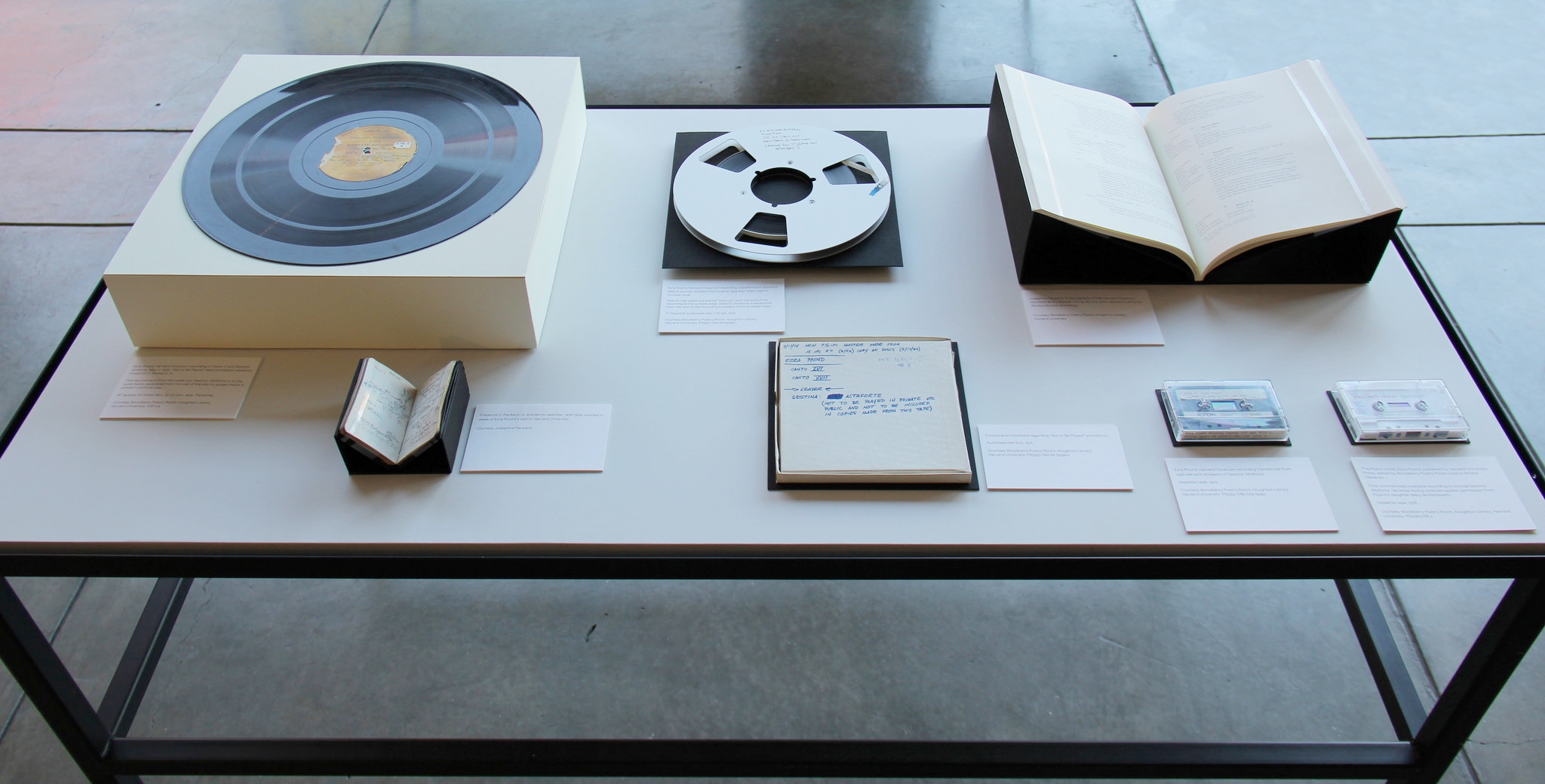   Damon Krukowski:&nbsp;NOT TO BE PLAYED  was a multifaceted exhibition featuring archival materials, a performance, and a vinyl record publication that combined revived an obscure audio recording made by Ezra Pound at Harvard University in 1939, org