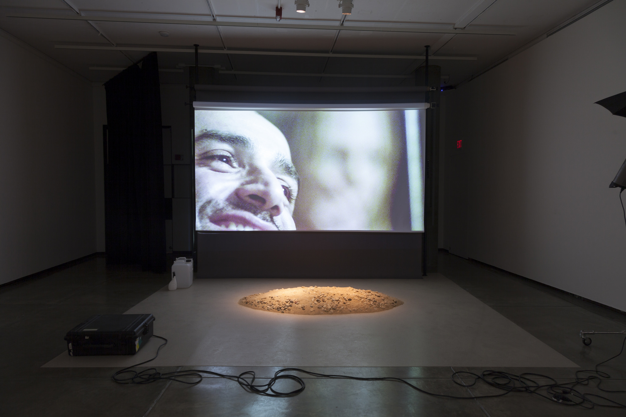  Simon Fujiwara,  Studio Pietà (King Kong Komplex) , 2013, mixed media installation with video projection, duration: 20:30, dimensions variable. Courtesy of the artist. 