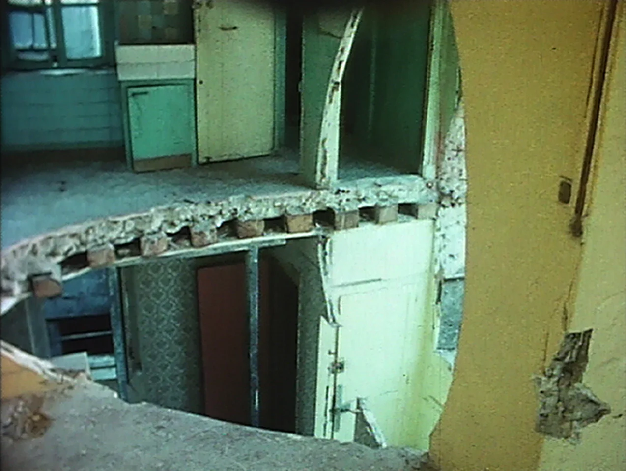 Gordon Matta-Clark, Conical Intersect , 1975. 16 mm film on video, color, without sound, 18:40 minutes. Courtesy of Electronic Arts Intermix (EAI), New York.