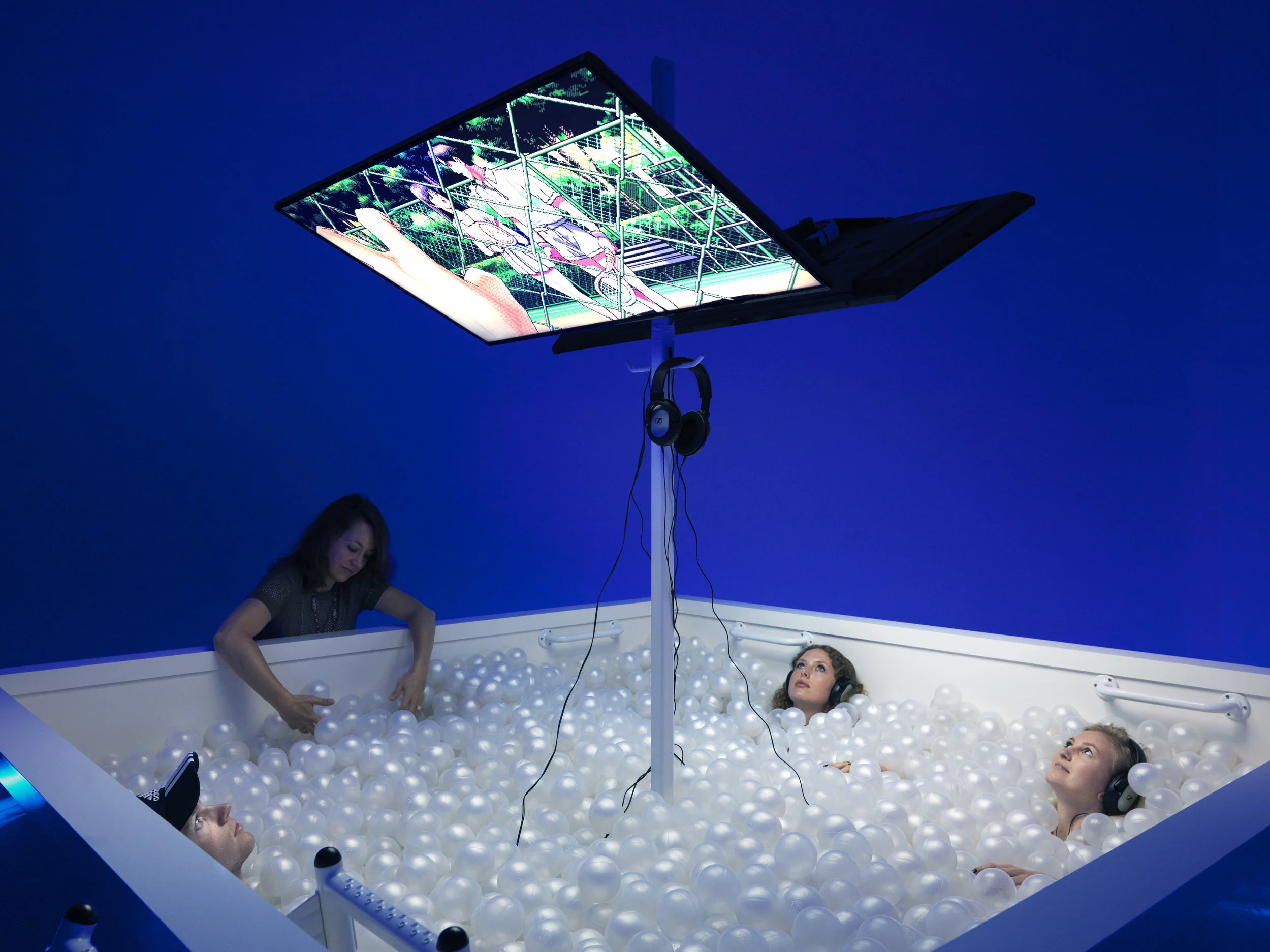 Jon Rafman, I have ten thousand compound eyes and each is named suffering , May 21—August 14, 2016. Installation view. Stedelijk Museum, Amsterdam. Photo: GJ van Rooij.
