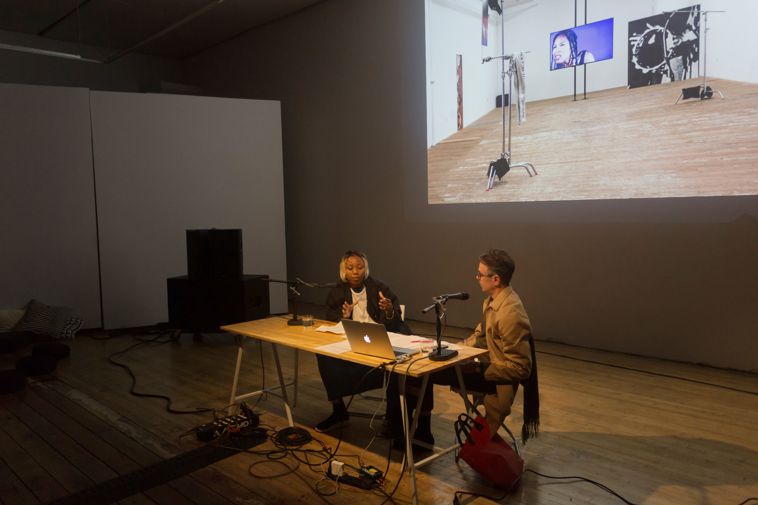  Martine Syms in conversation with James Voorhies, February 26, 2018. The Lab, San Francisco. 