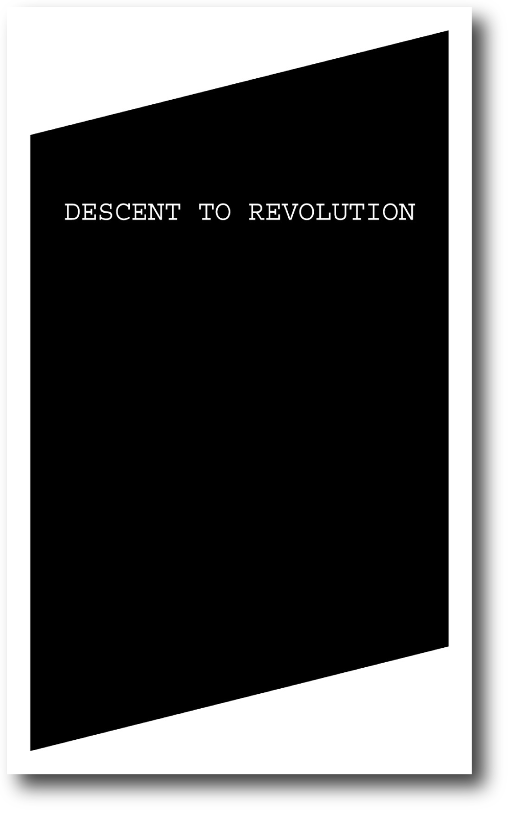 Descent to Revolution , published by Bureau for Open Culture, 2010; designed by Nate Padavick; 224 pages; 8.25 x 5 inches
