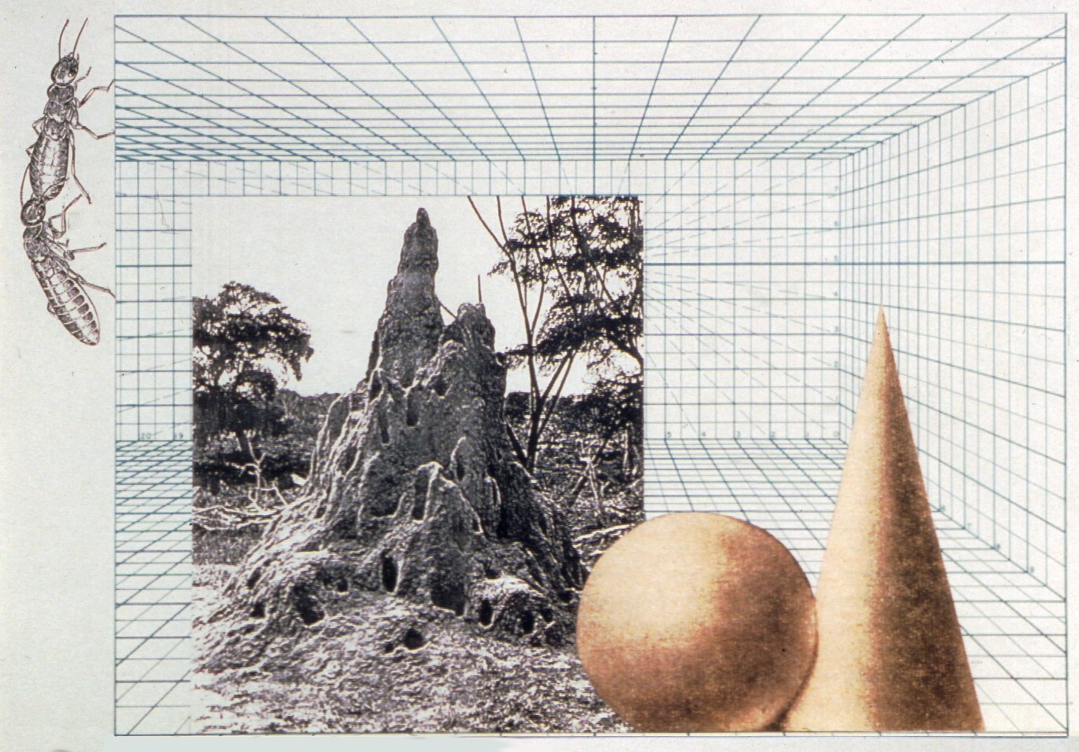  Komar &amp; Melamid,  Architectural Fantasies , 1998, from the series  Collaborations with Animals , computer print collages, 11 x 17 inches each. Courtesy of the former Komar &amp; Melamid Art Studio Archive. 