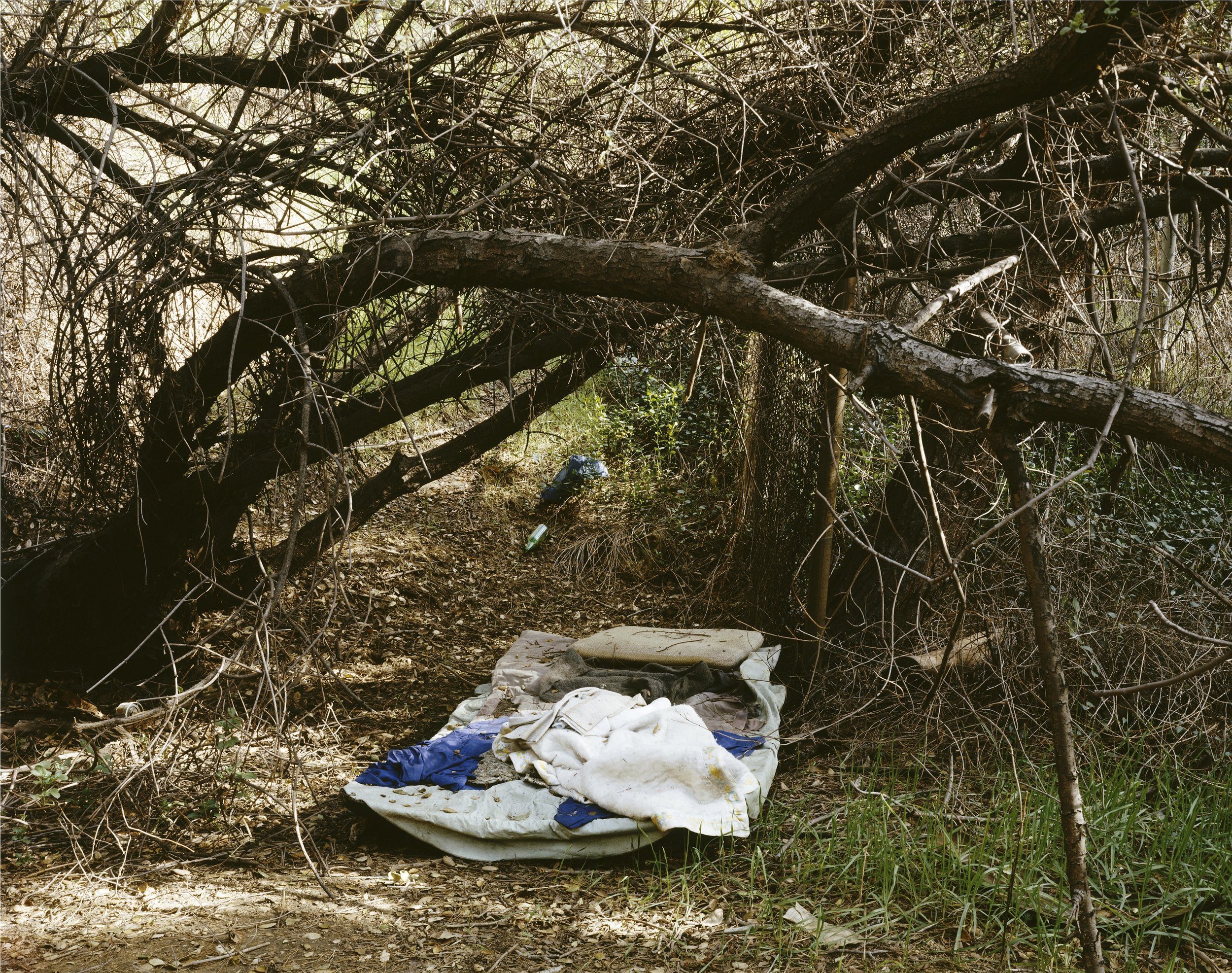  Anthony Hernandez,  Landscapes for the Homeless #12 , 1989–2007, digital print on Endura paper, 50 x 63 inches. Courtesy of Christopher Grimes Gallery, Los Angeles. 