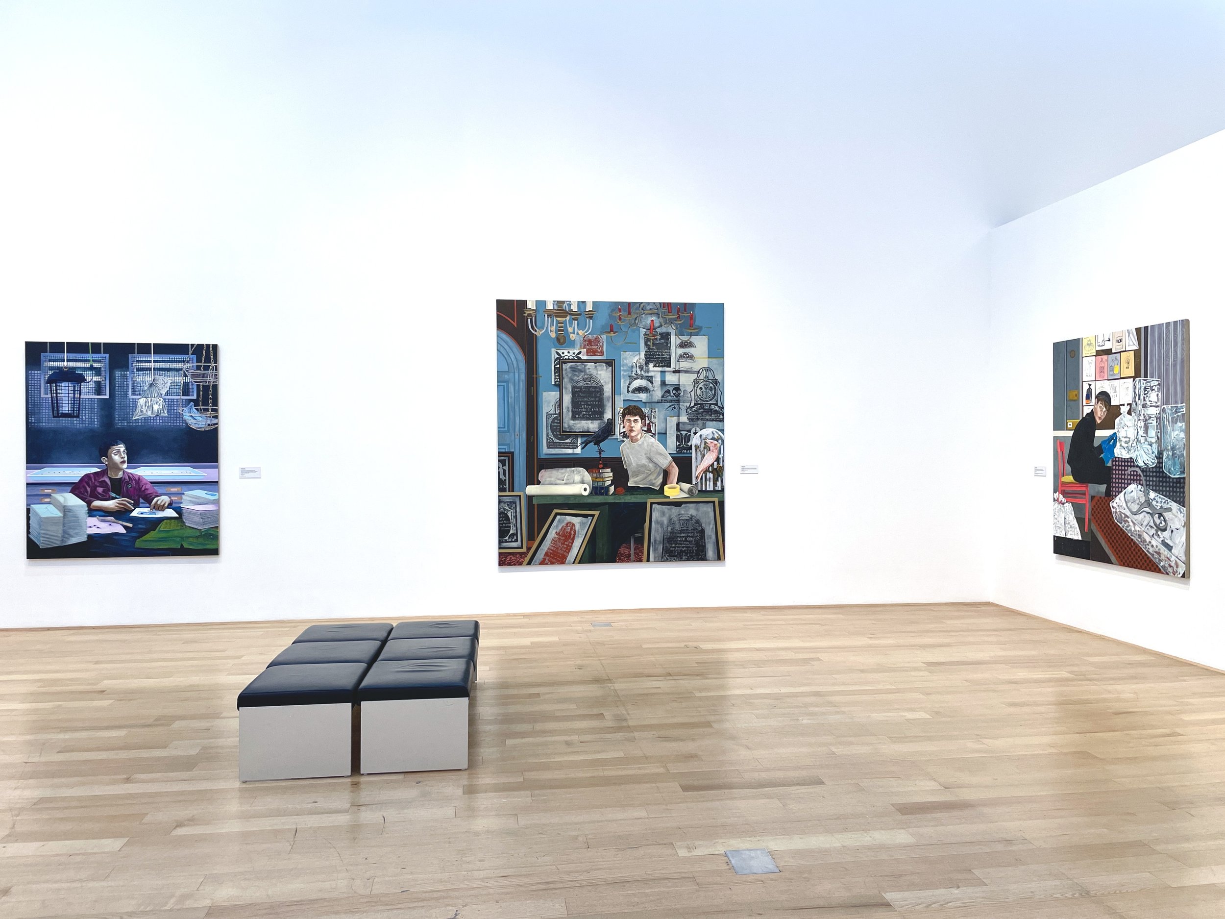  Installation view,  Hernan Bas: The Conceptualists . 