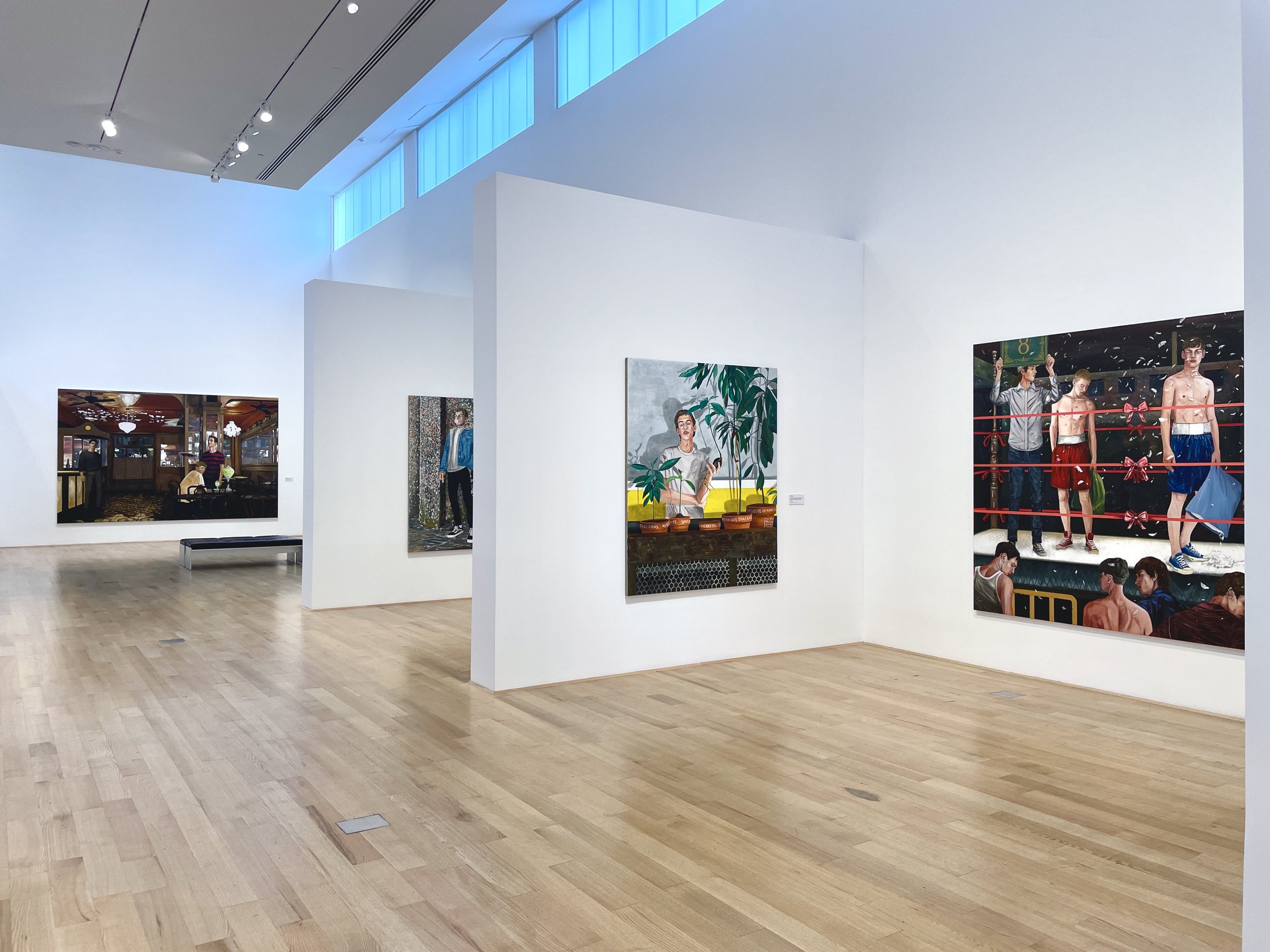  Installation view,  Hernan Bas: The Conceptualists . 