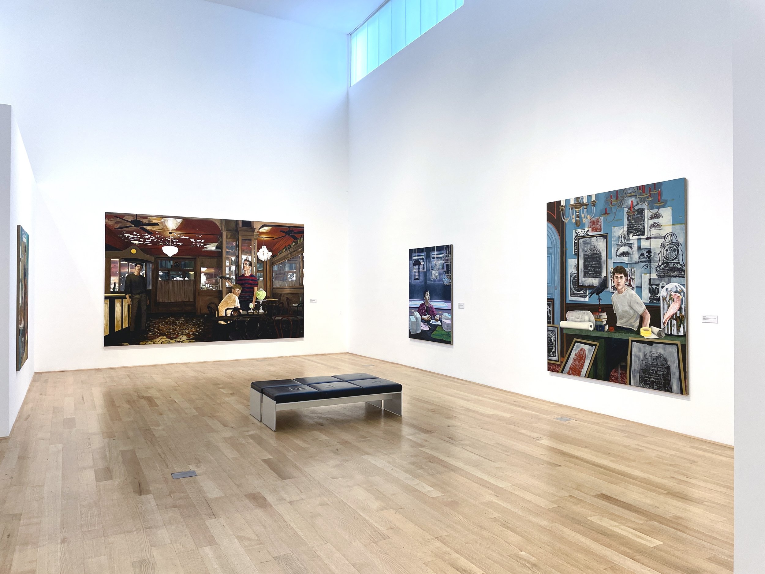  Installation view,  Hernan Bas: The Conceptualists . 