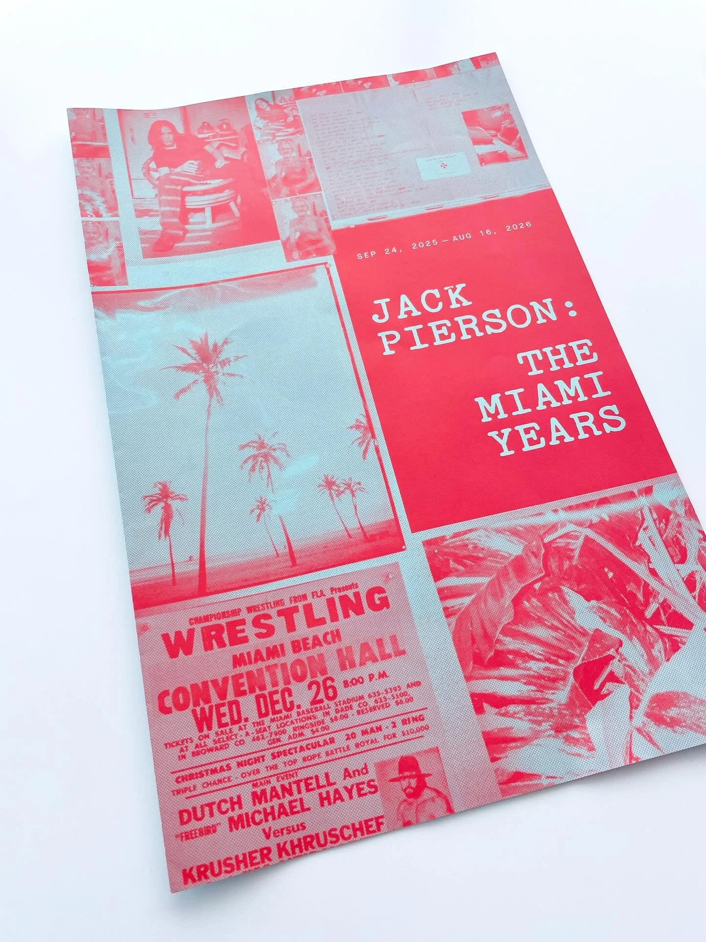 I&rsquo;m in Miami Beach with Jack Pierson for the final touches on &ldquo;Jack Pierson: The Miami Years,&rdquo; which I&rsquo;ve curated in my role as Curator at Large for The Bass. We produced a wonderful takeaway that functions as a hybrid histori