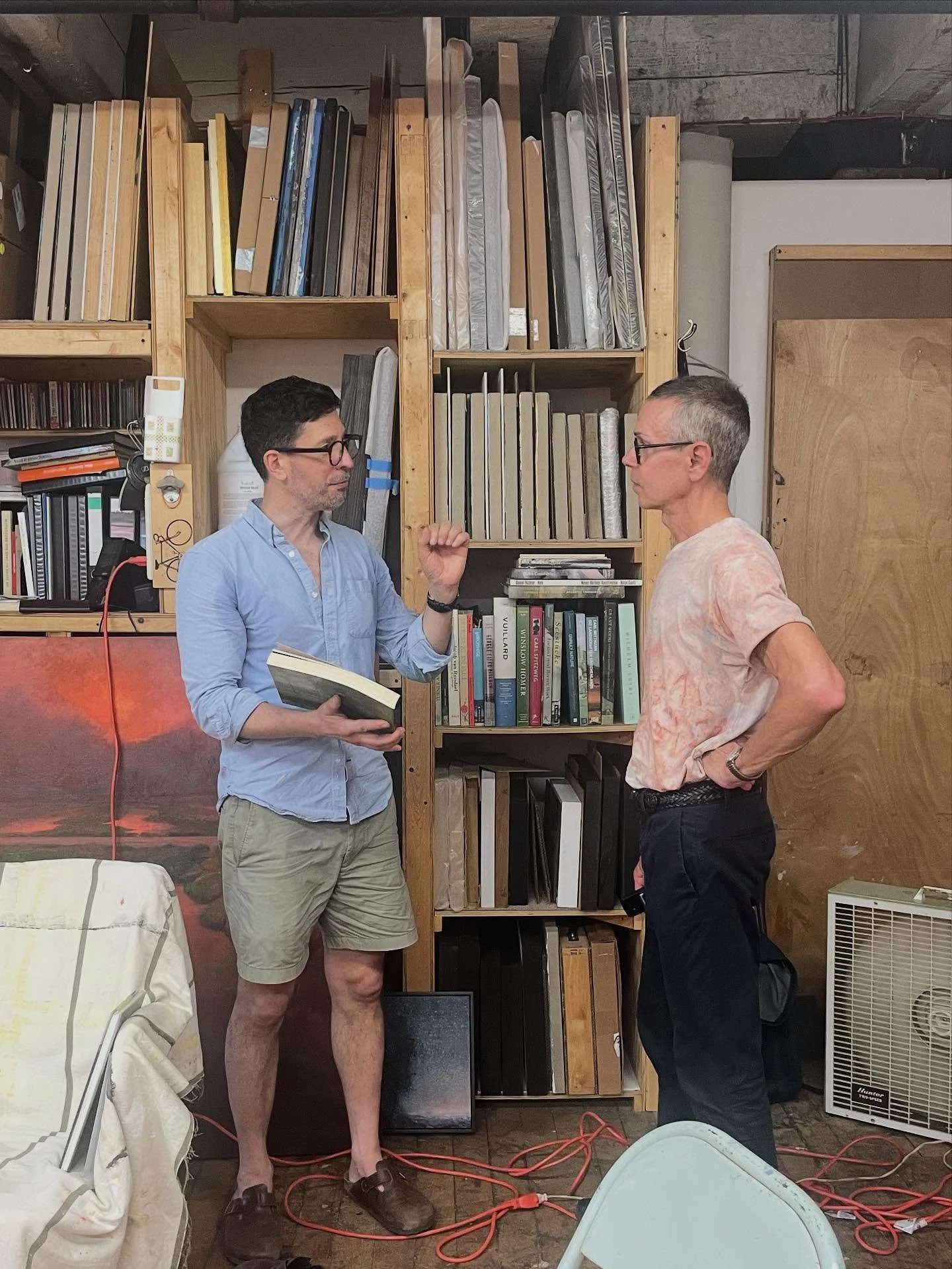 If you&rsquo;re in the Hudson Valley, join us @spritz3000 at 4 pm on Sat, Oct 11 for a conversation with artist Wilhelm Neusser about his compelling paintings and their dialogue with German Romantic and American landscape traditions.

These snaps wer