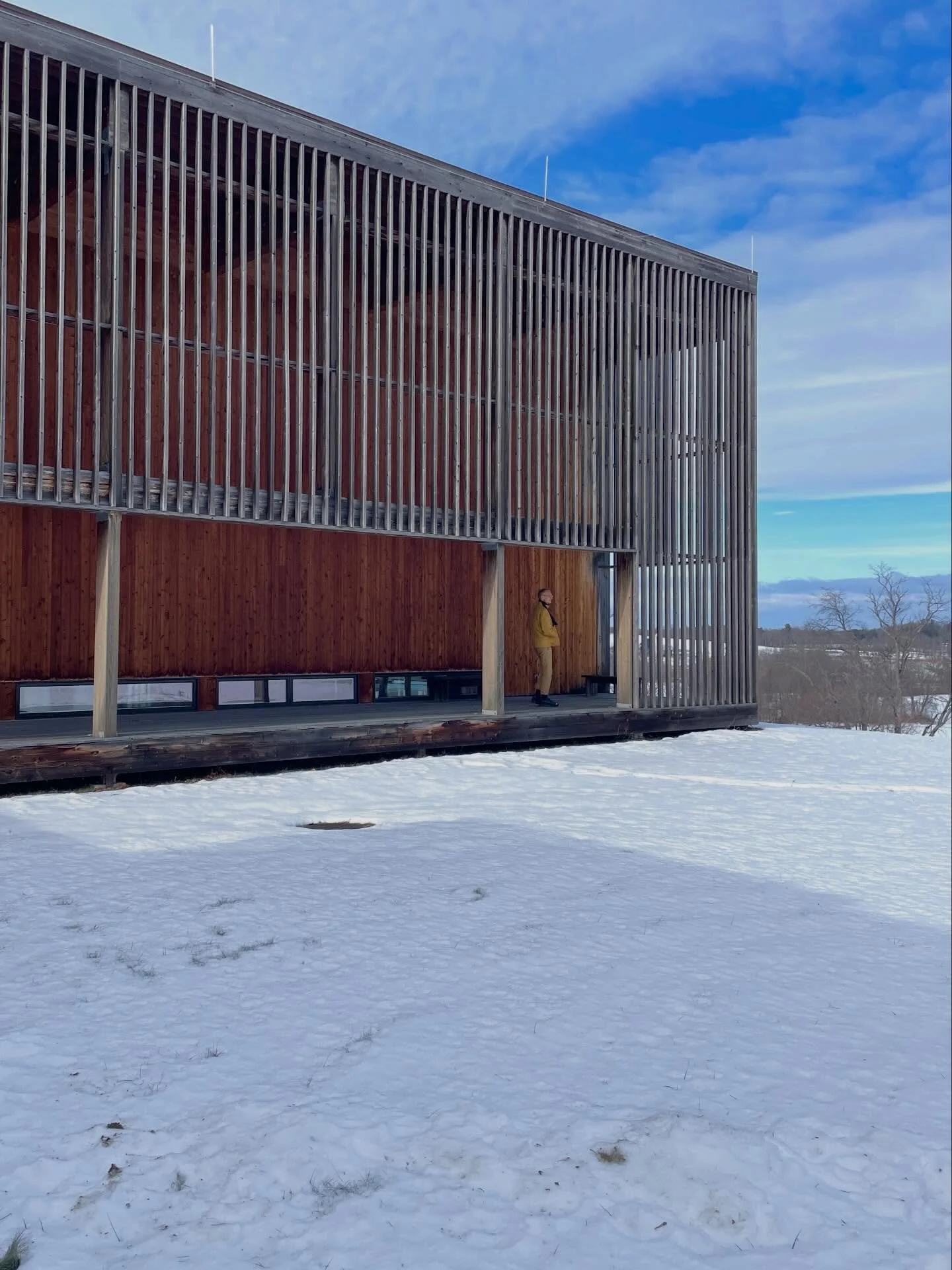 On this day, December 31, 2025, winter scenes from nearby Won Dharma Center in Claverack &mdash; gorgeous buildings and grounds for calm &mdash; meditation programs, yoga, workshops, hiking.

Here&rsquo;s to a calmer, healthier, and improved new year