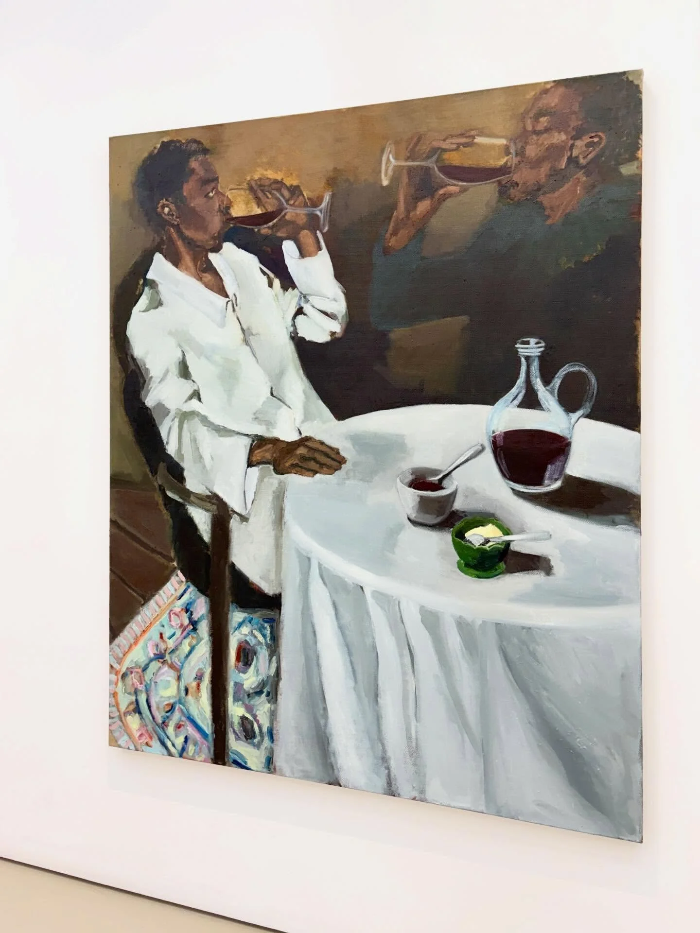Seems like a rare chance these days to see so many paintings by Lynette Yiadom-Boakye in one place. I still think about the beautiful install in the Ghana Pavilion at Venice before the pandemic, and the exhibition at the New Museum &mdash; I can&rsqu