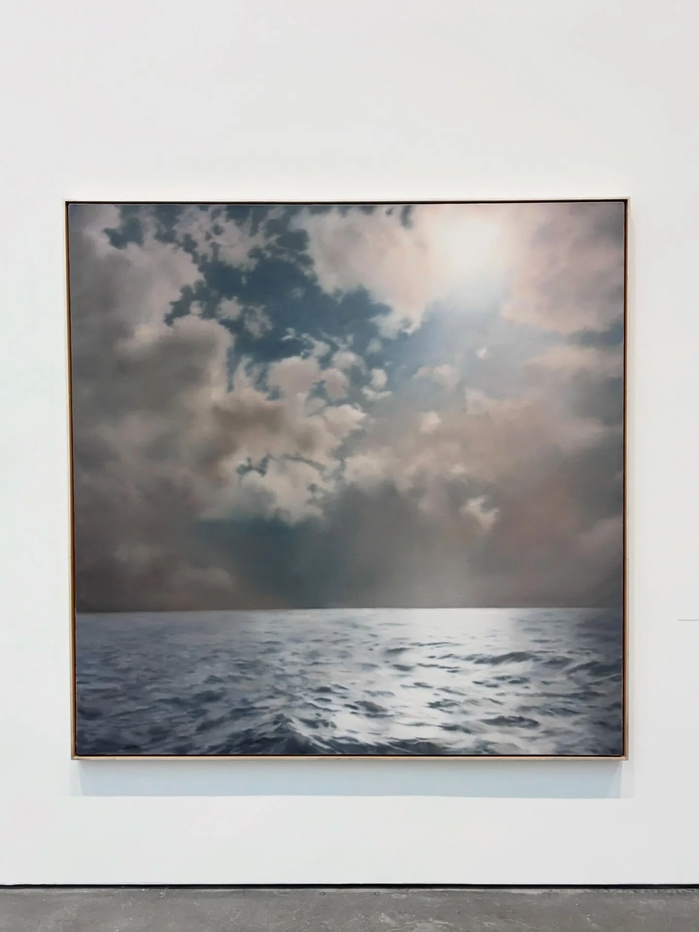 The Richter landscapes at Zwirner are phenomenal. Incredible. The first one from 1969, the last two are 1981 and 1982.