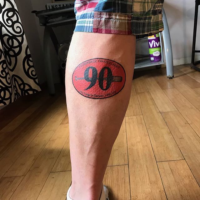 Now that's #dedication - any other 90 ink out there?
.
.
.
#90miler #canoetattoo #adirondackcanoeclassic #macscanoelivery #tattoo