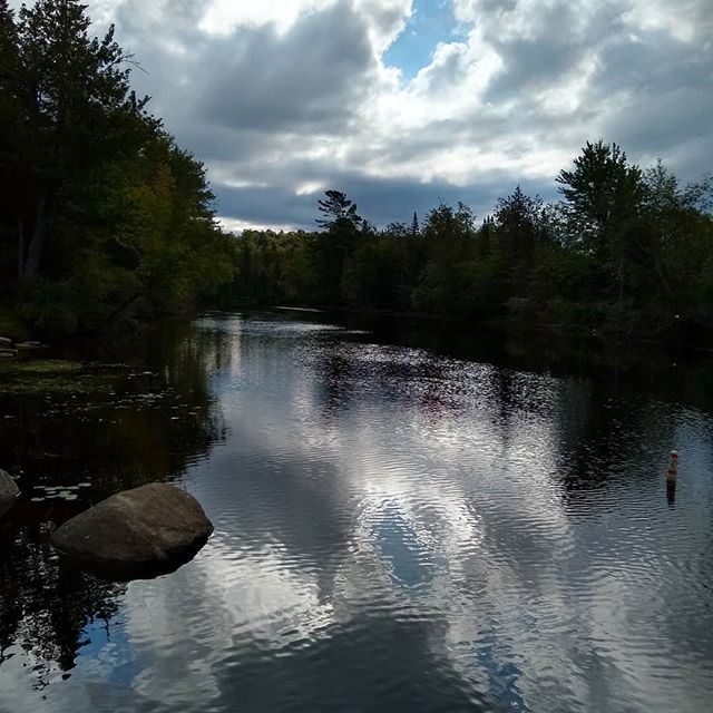 Great conditions at the crusher this morning... Can't wait to see all of the 90 miler racers here this afternoon as they finish their second day of paddling! .
.
.
.
#macscanoelivery #raquetteriver #90miler #adirondackcanoeclassic ##adirondacks #padd