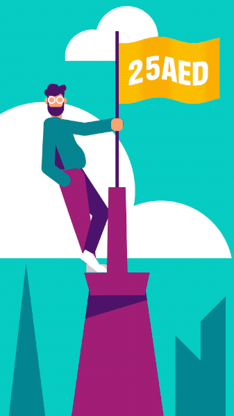 climb the tallest building to tell everyone