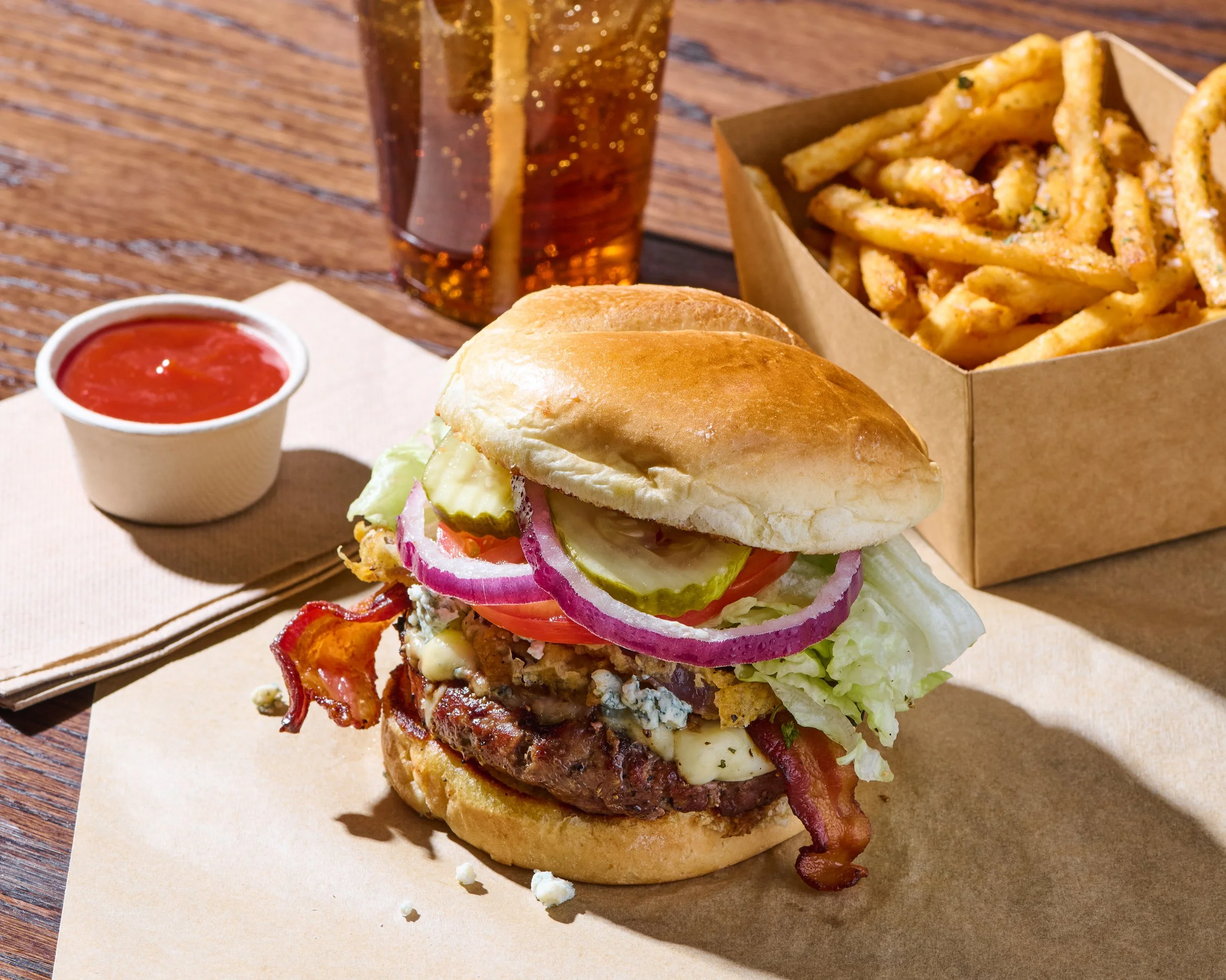 Old Bag of Nails Rustic Burger