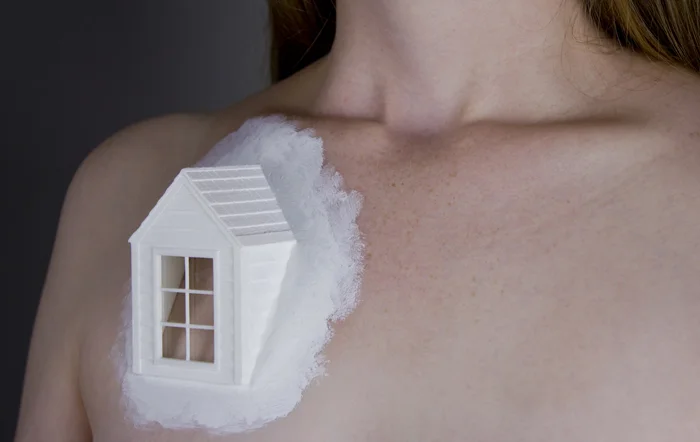 Suburban Growth, digital prints (SLS, glass, paint, flocking, skin), 2013