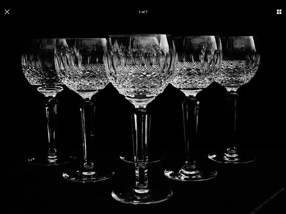 Waterford Colleen hock glasses set of 6  Colonial Antiques