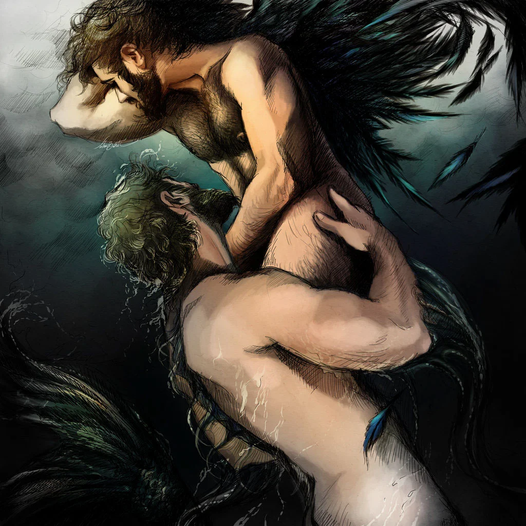 Sexy Merman Illustration