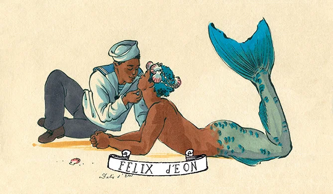 Sexy Merman Illustration
