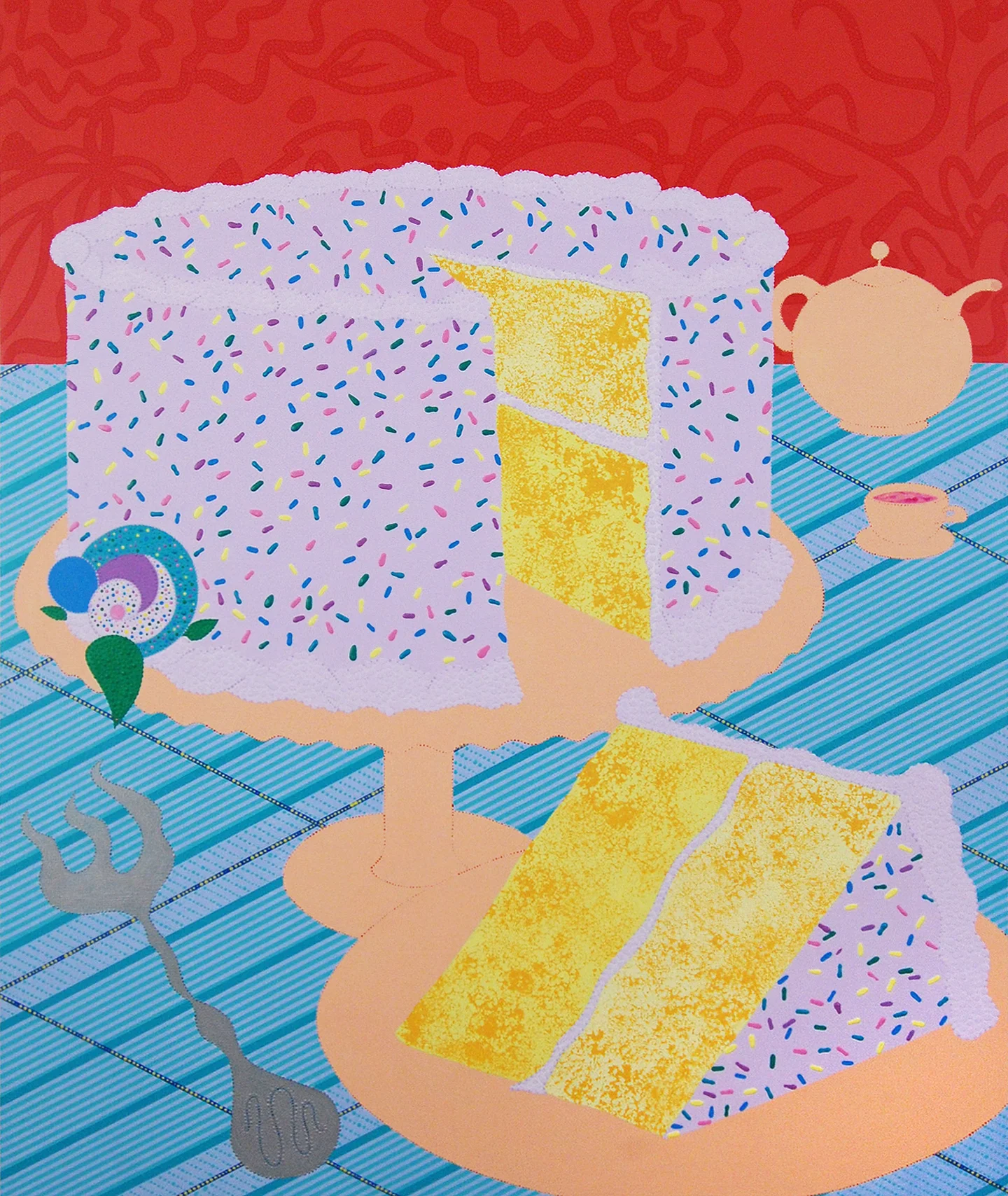 Cake with Slice