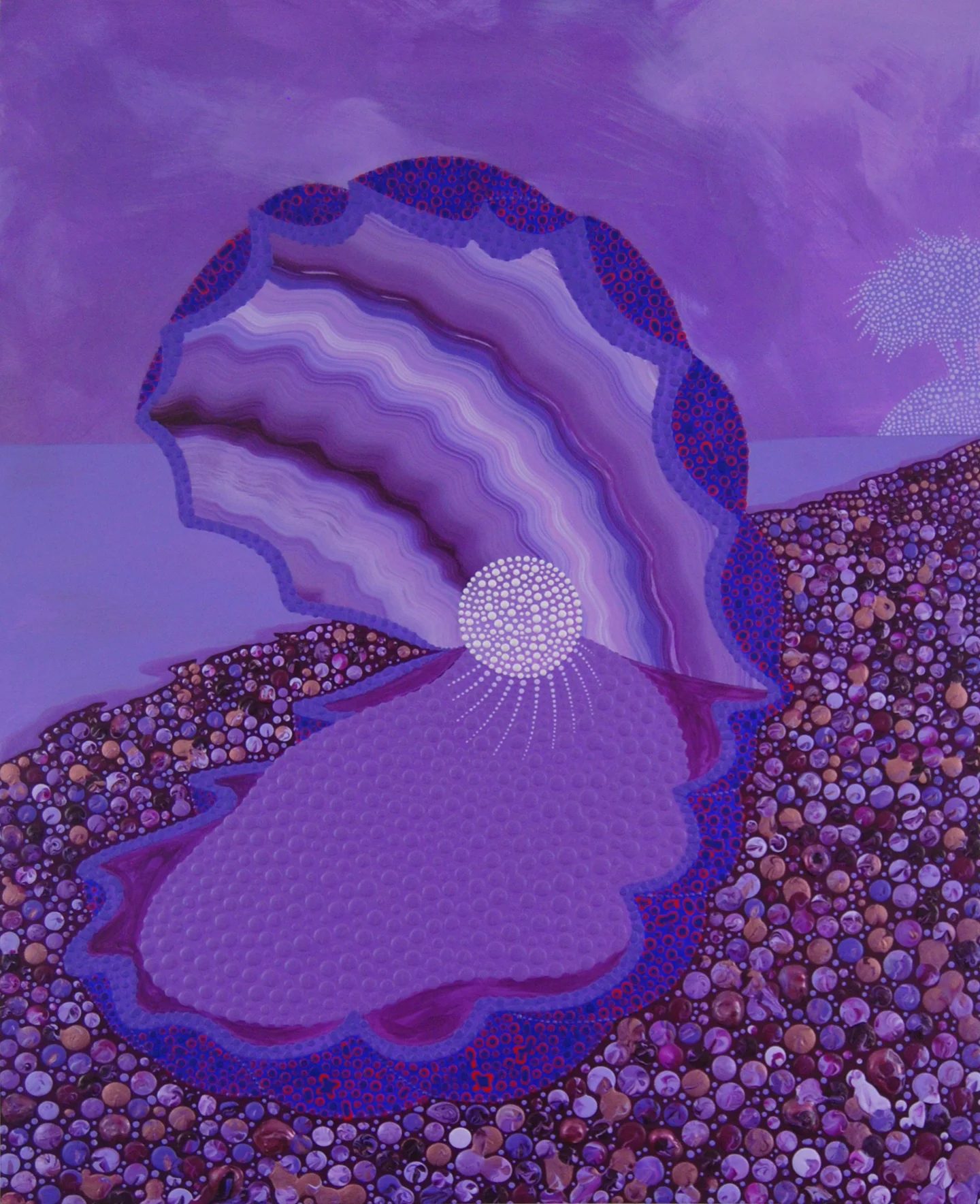 Cloudy Purple Oyster