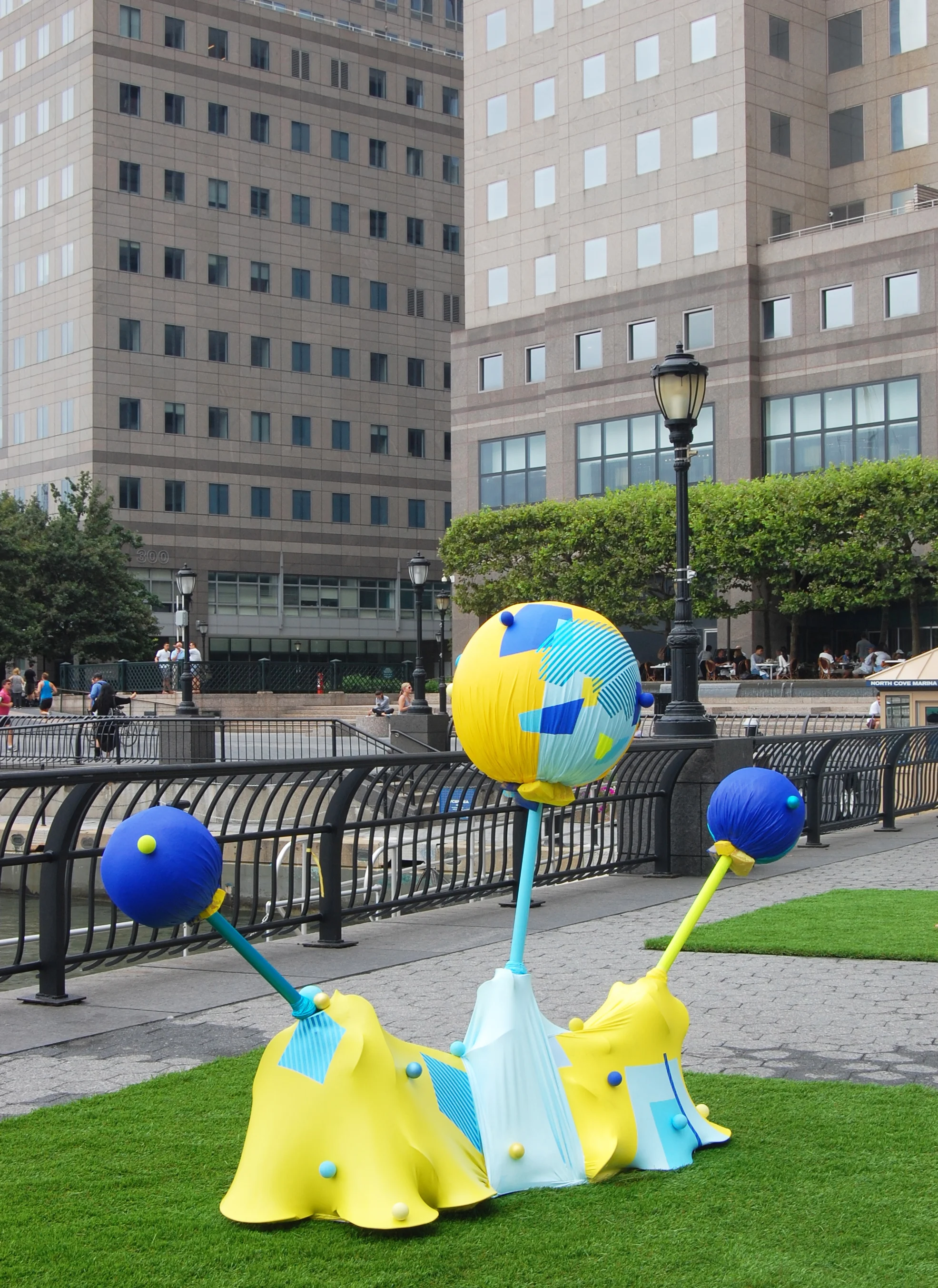 Harmony in Blue and Yellow (Balls in Suspension)