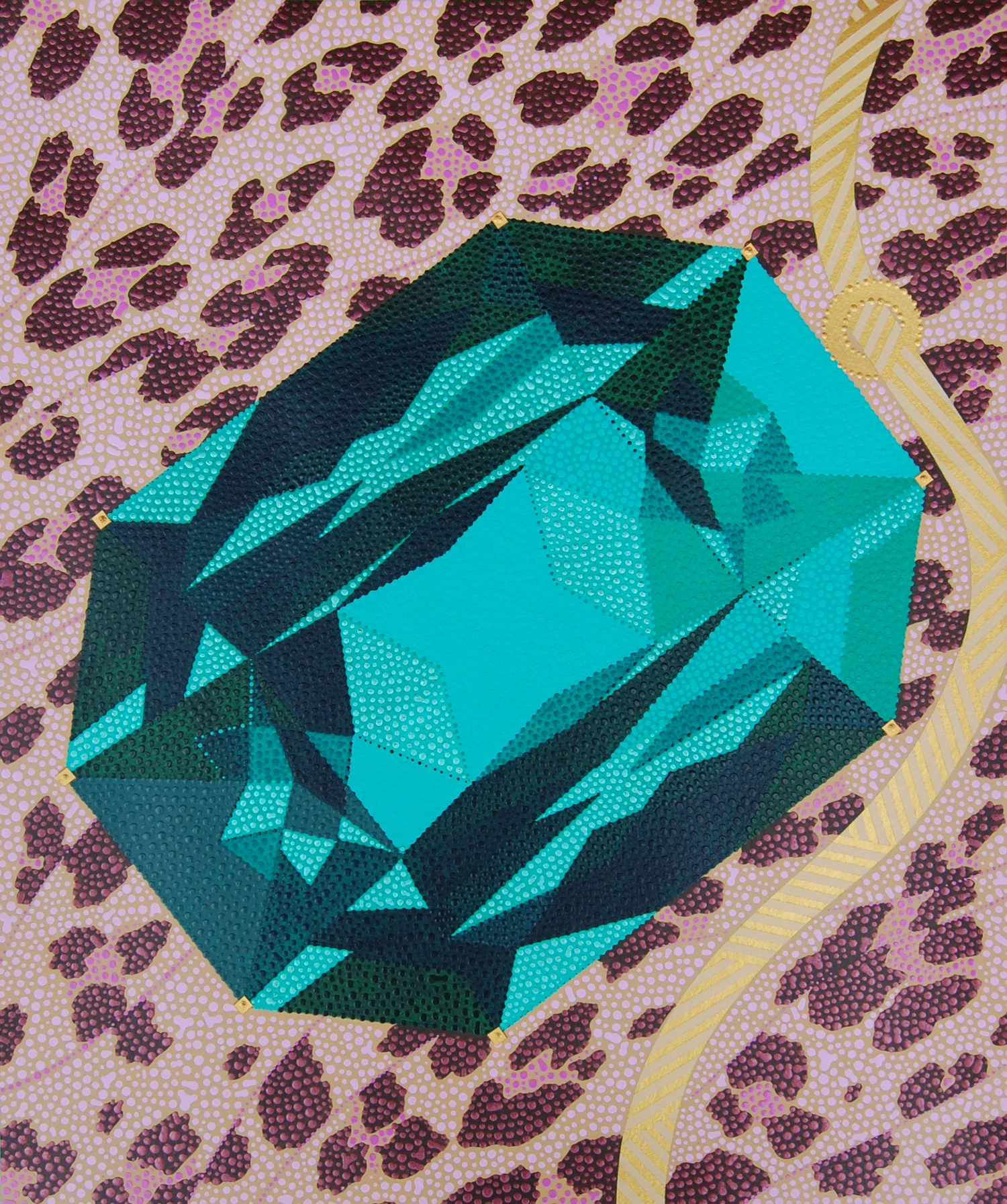 Emerald on Leopard