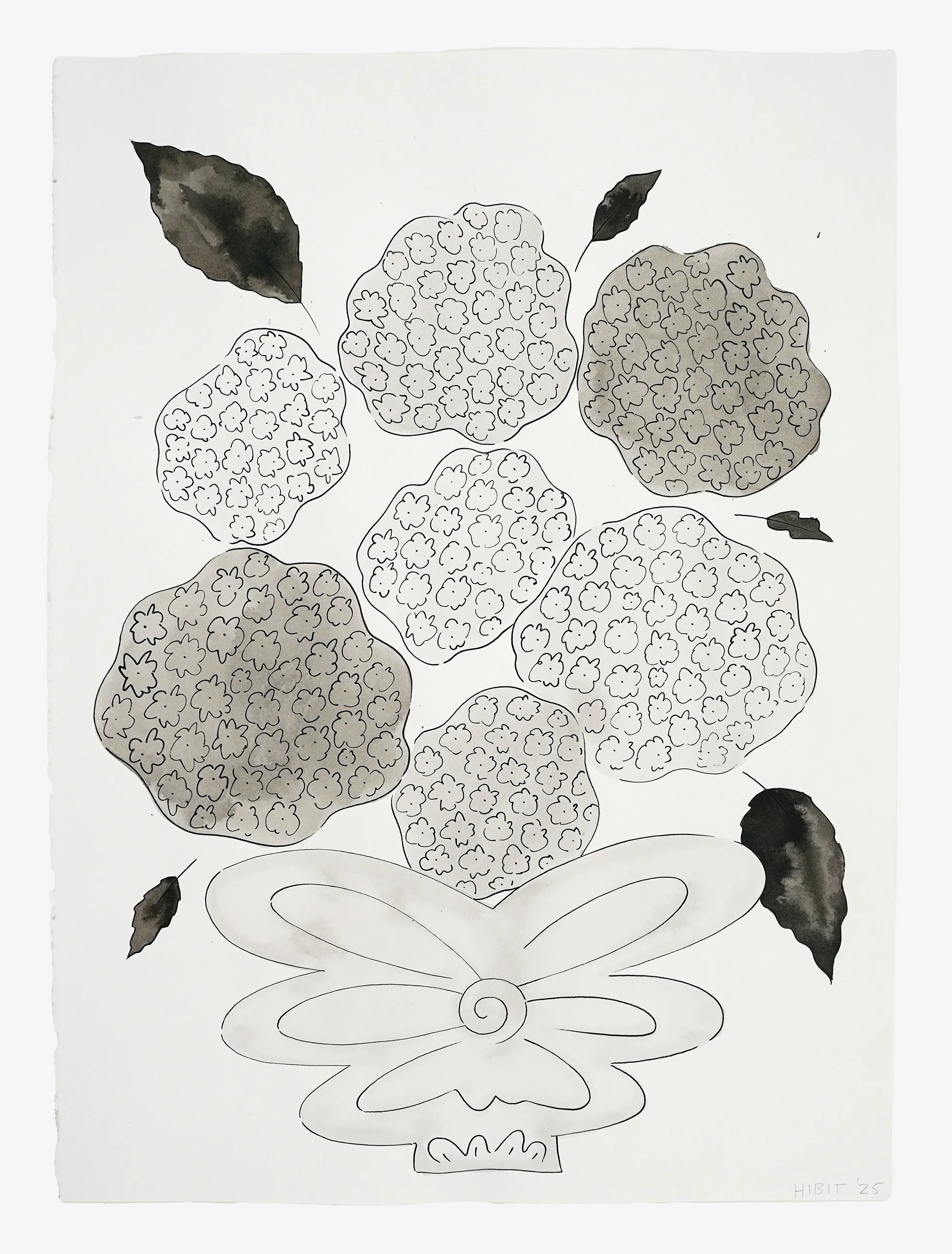 Hydrangeas in Fairy Vase