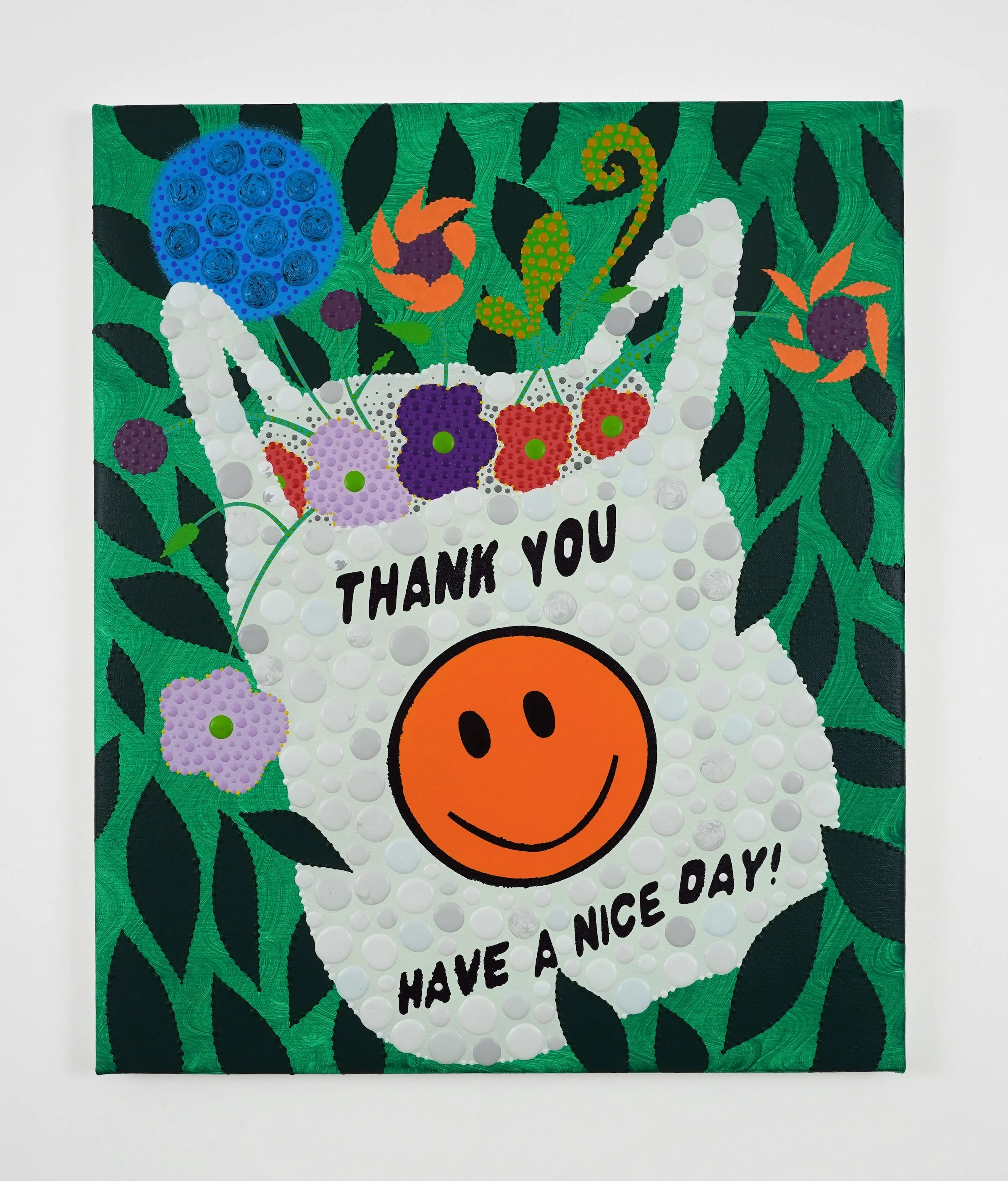 Plastic Bag of Flowers