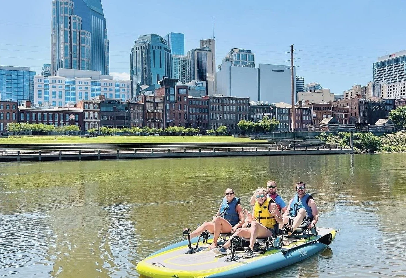 Pedal Kayak Downtown Nashville - Priced Per Group