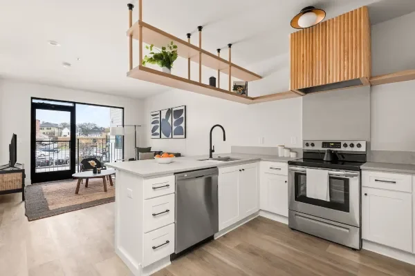 Photo of room with full kitchen at Eighteen By Kasa in East Nashville