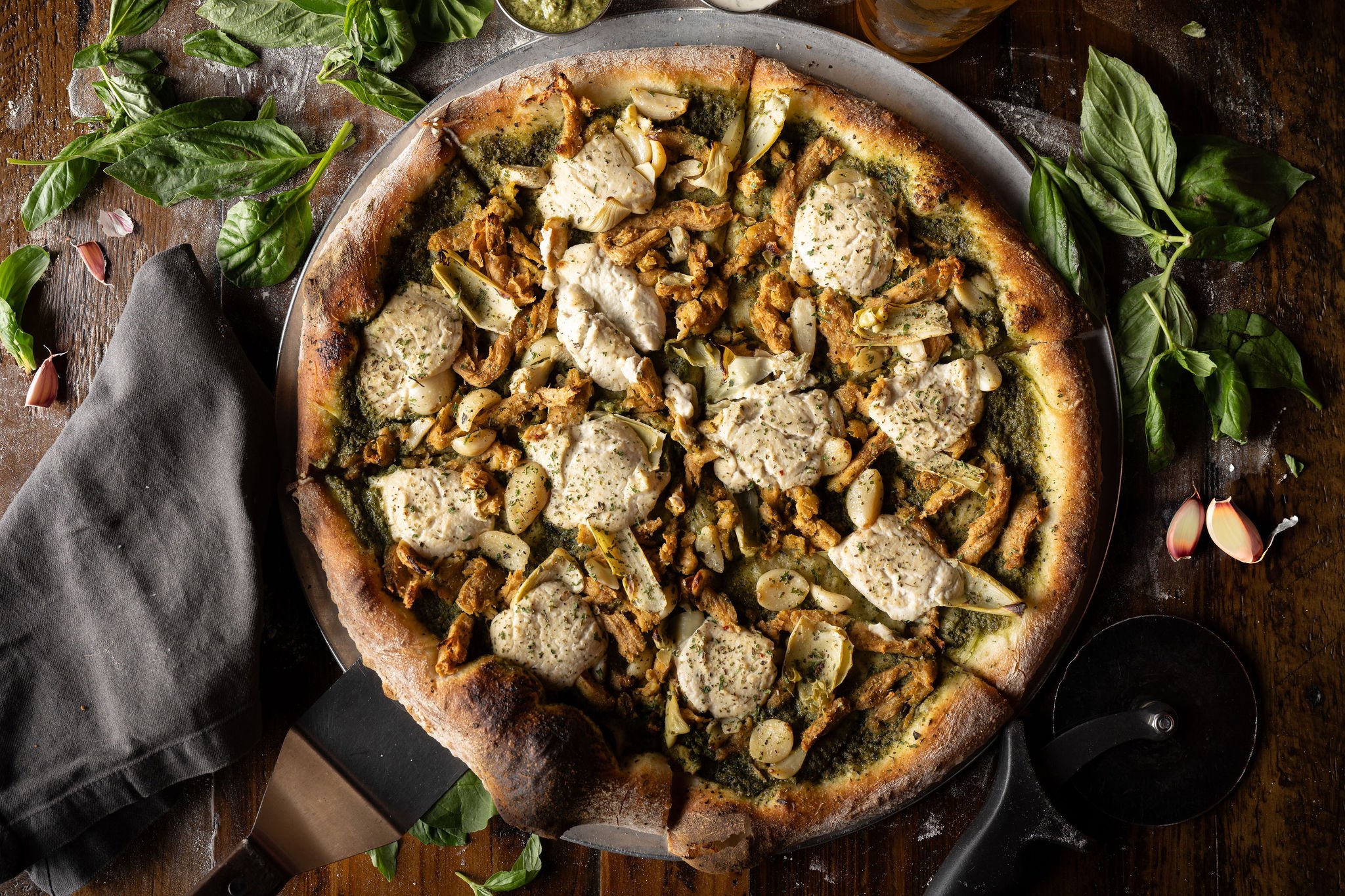 Artichokey Hokey Pokey Pizza