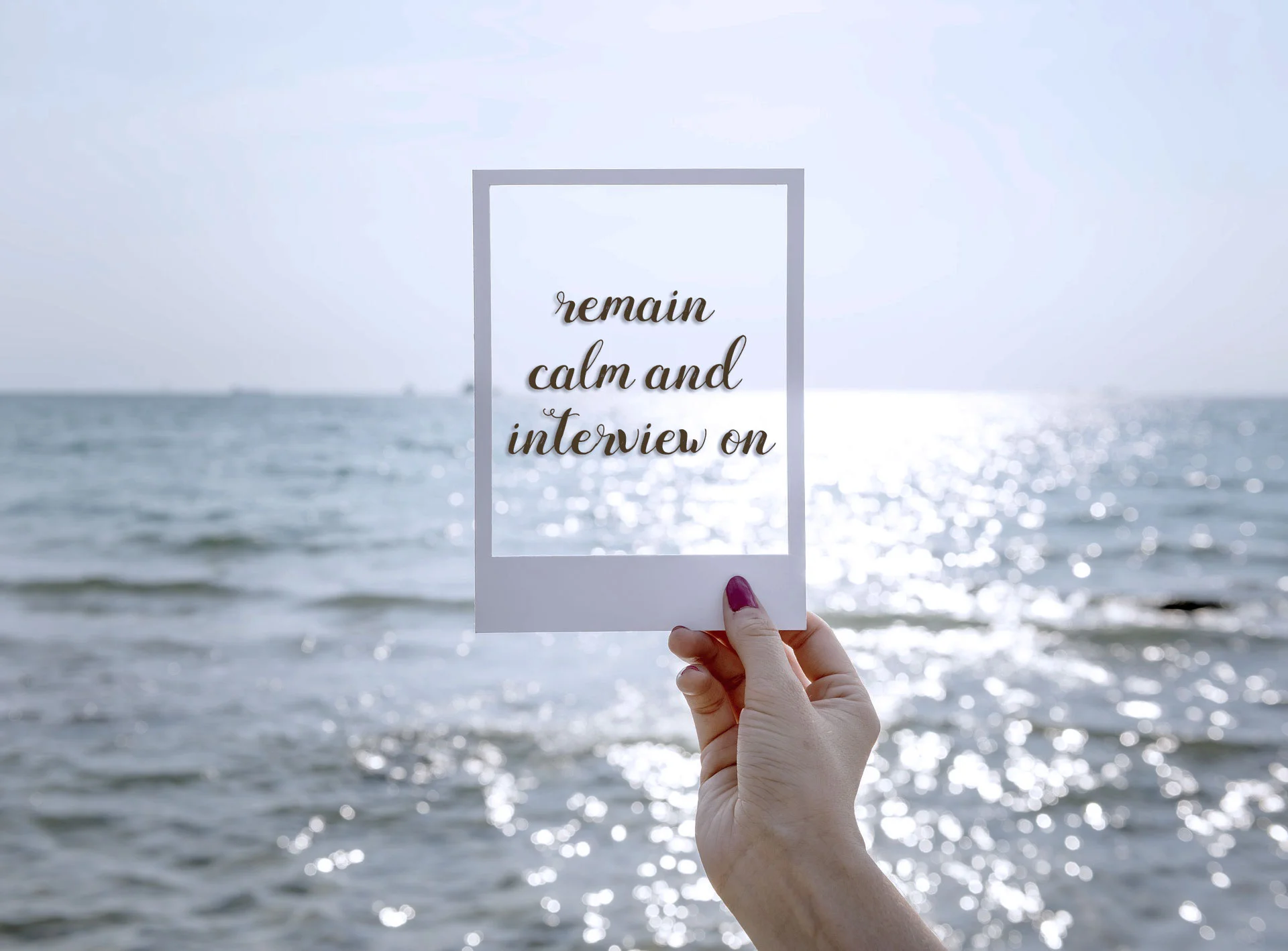 Blog #6: Break the Interview Jitters, Tips to Maintain Your Cool