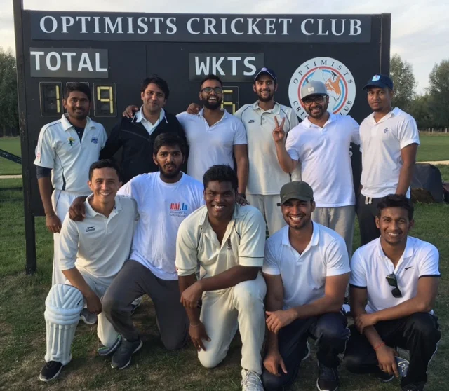 University of Luxembourg Cricket team after first ever match!