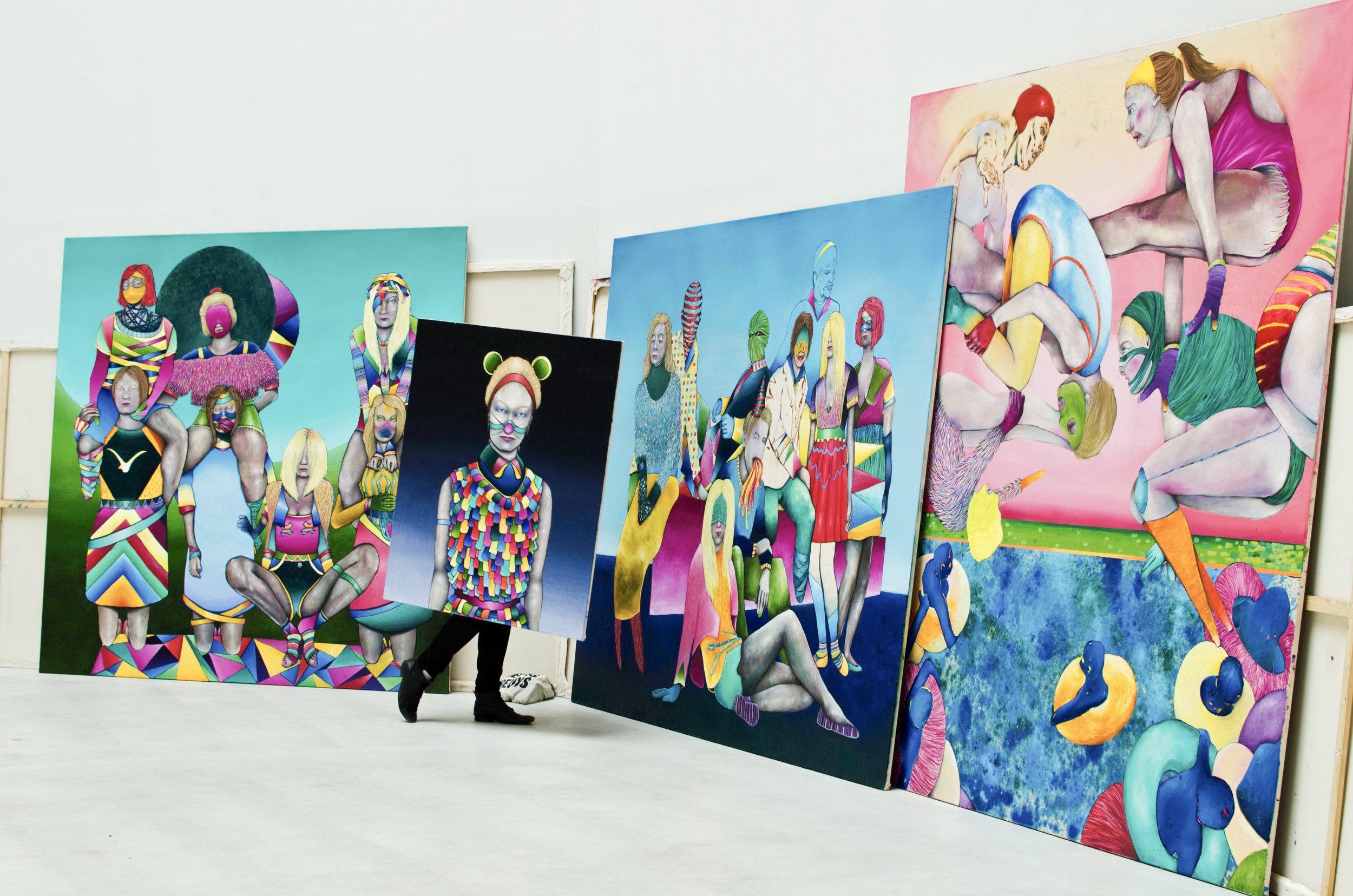 Ausstellungsaufbau mit Michael Klipphahn (Copy)
