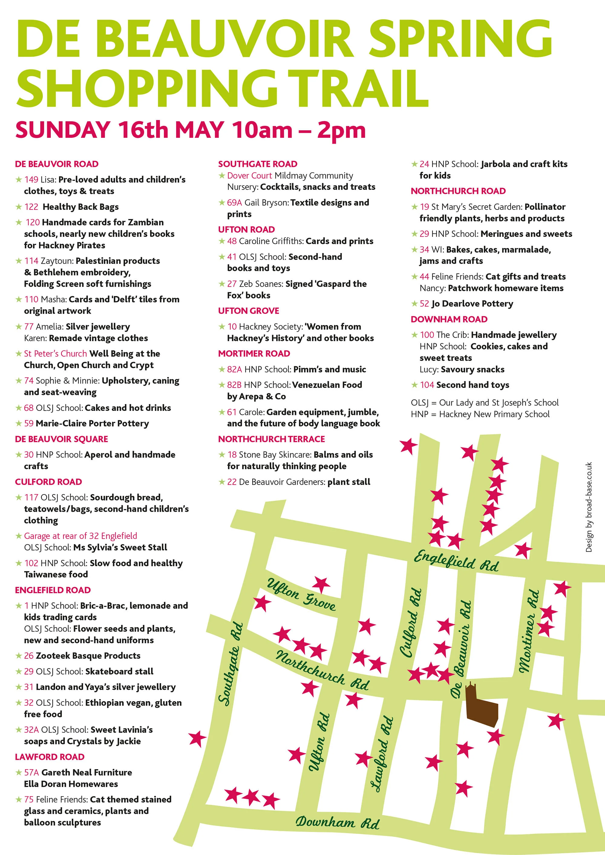 BOOK SIGNING - De Beauvoir Spring Shopping Trail