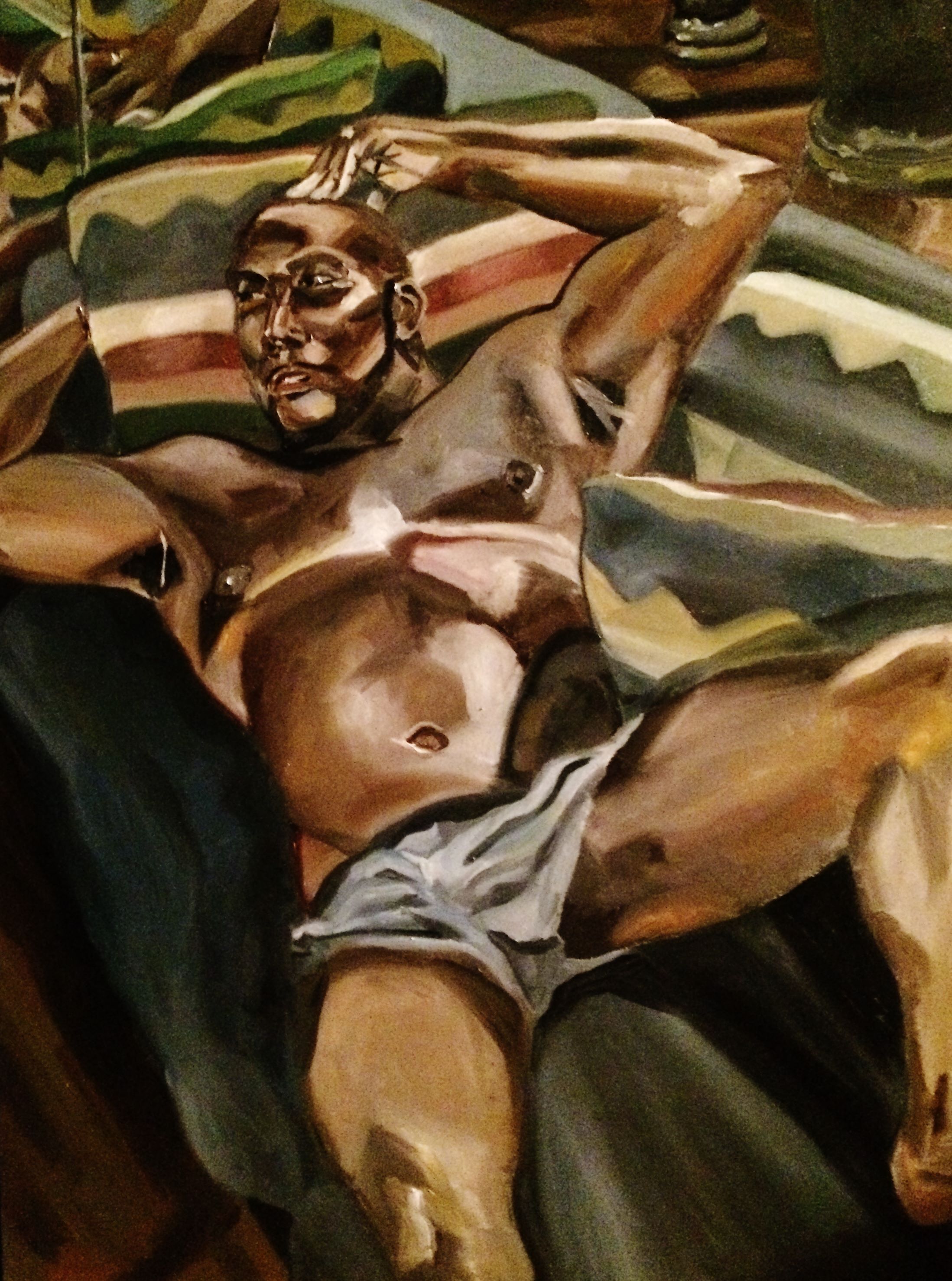 "Christopher Timothy Joseph" 2018 36X48 oil on canvas