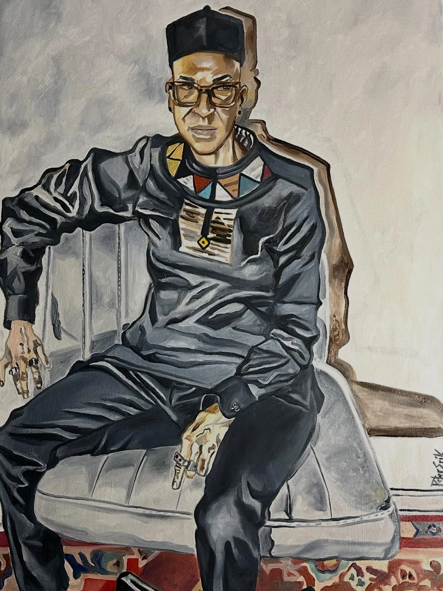 "Lola Flash" 33X48" 2025 oil on canvas