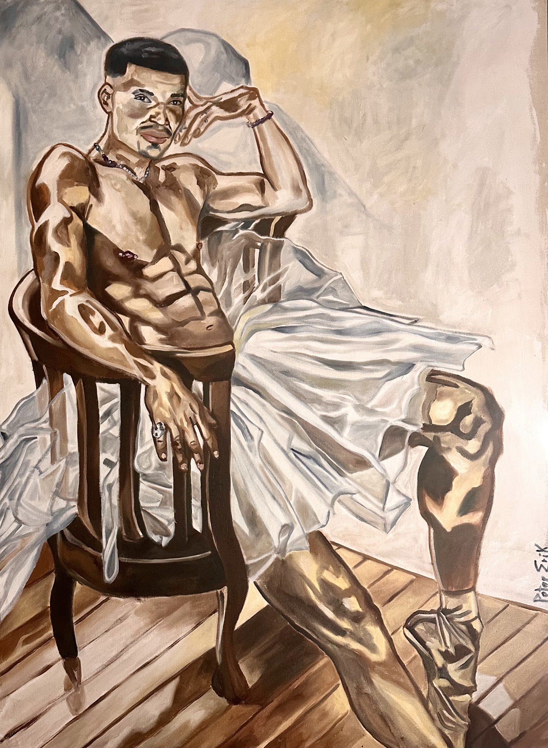 "Maxfield" 34X52" oil on canvas 2026
