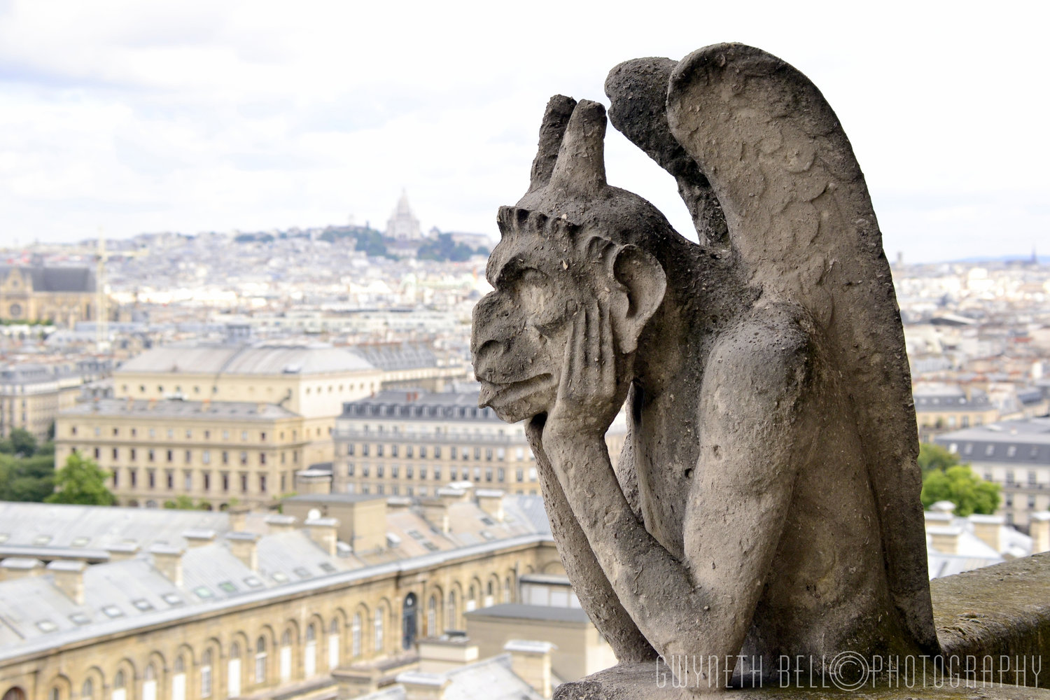 Notre Dame Gargoyles photocard