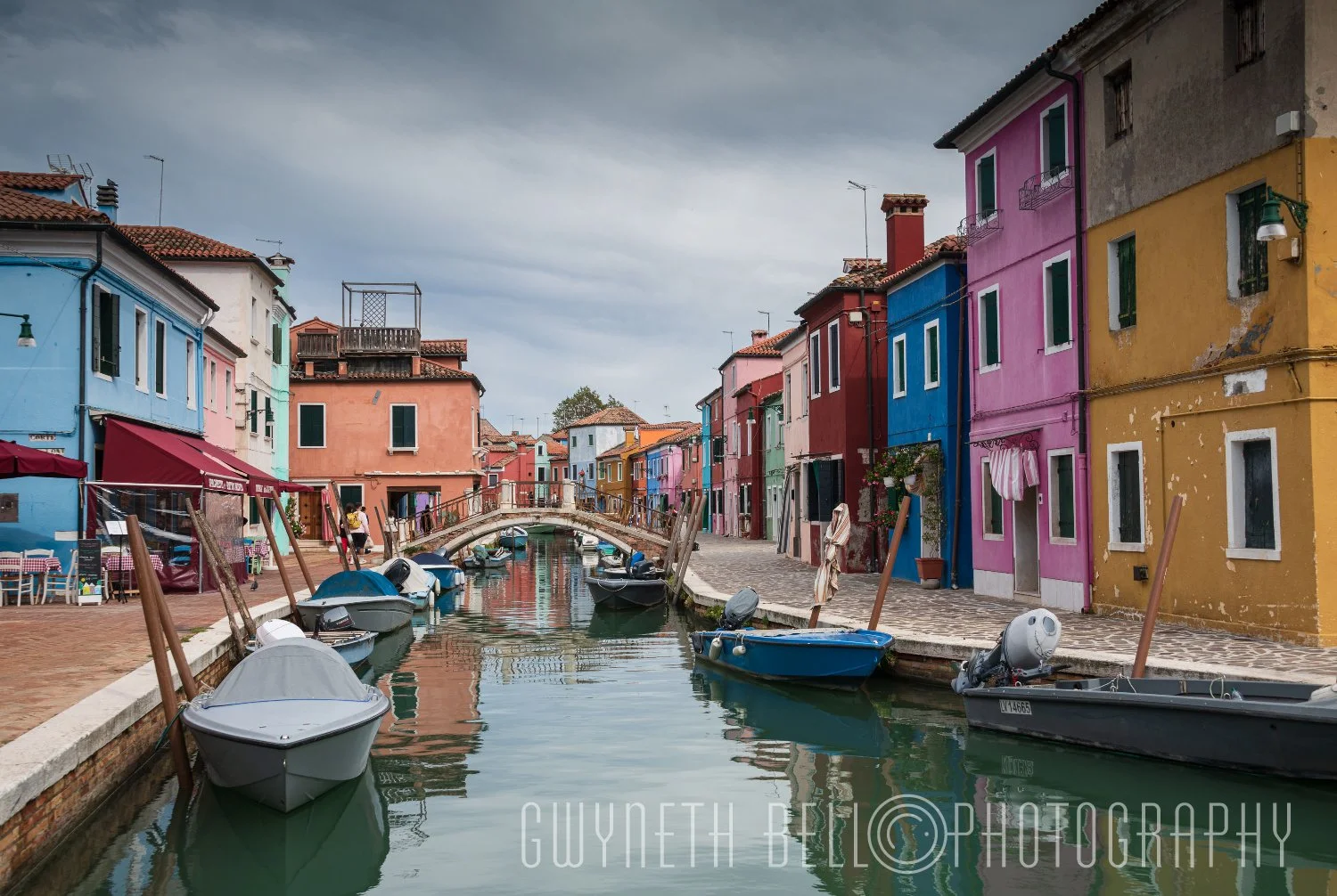 Colourful Burano Canal, Venice