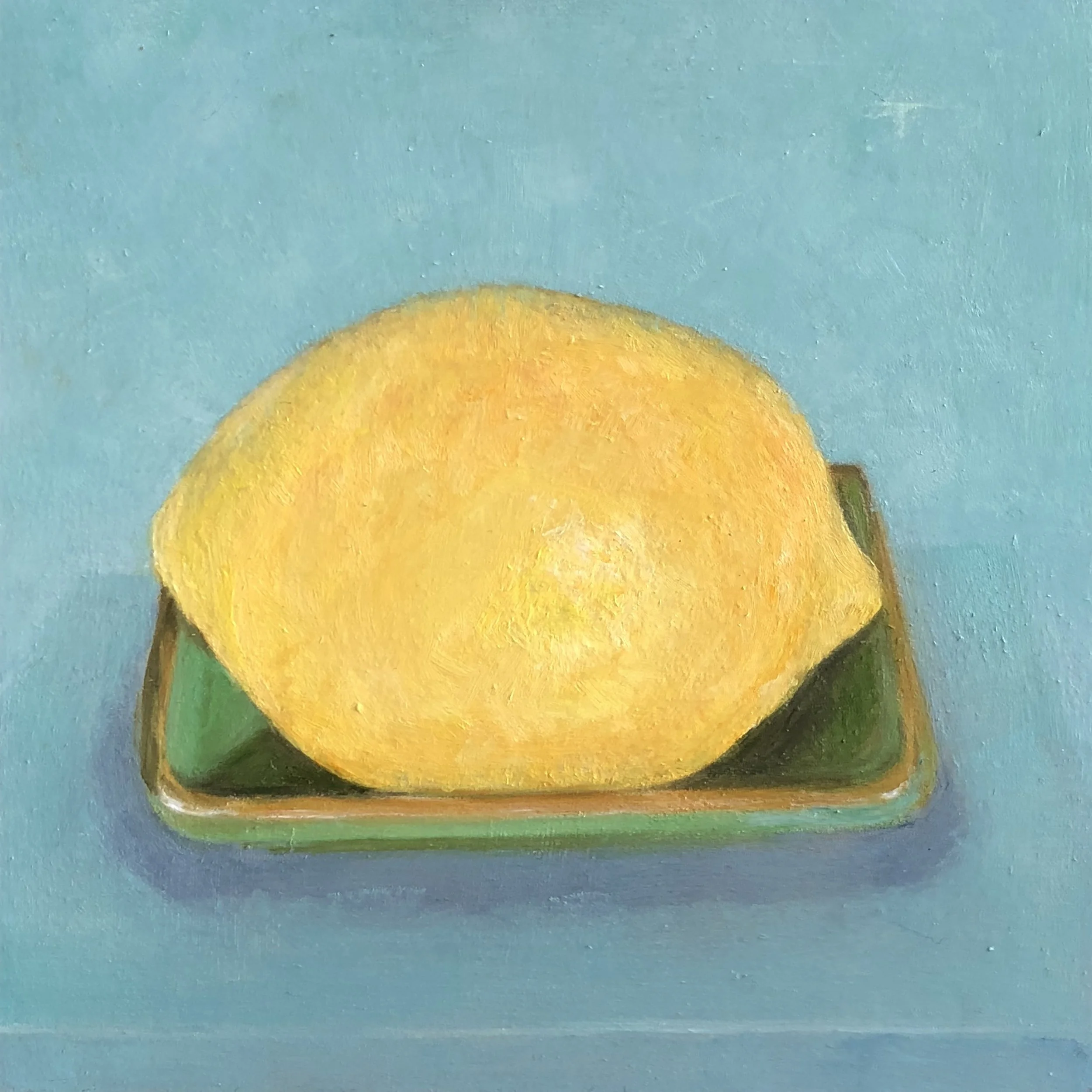 Lemon, 6" x 6" x  2"