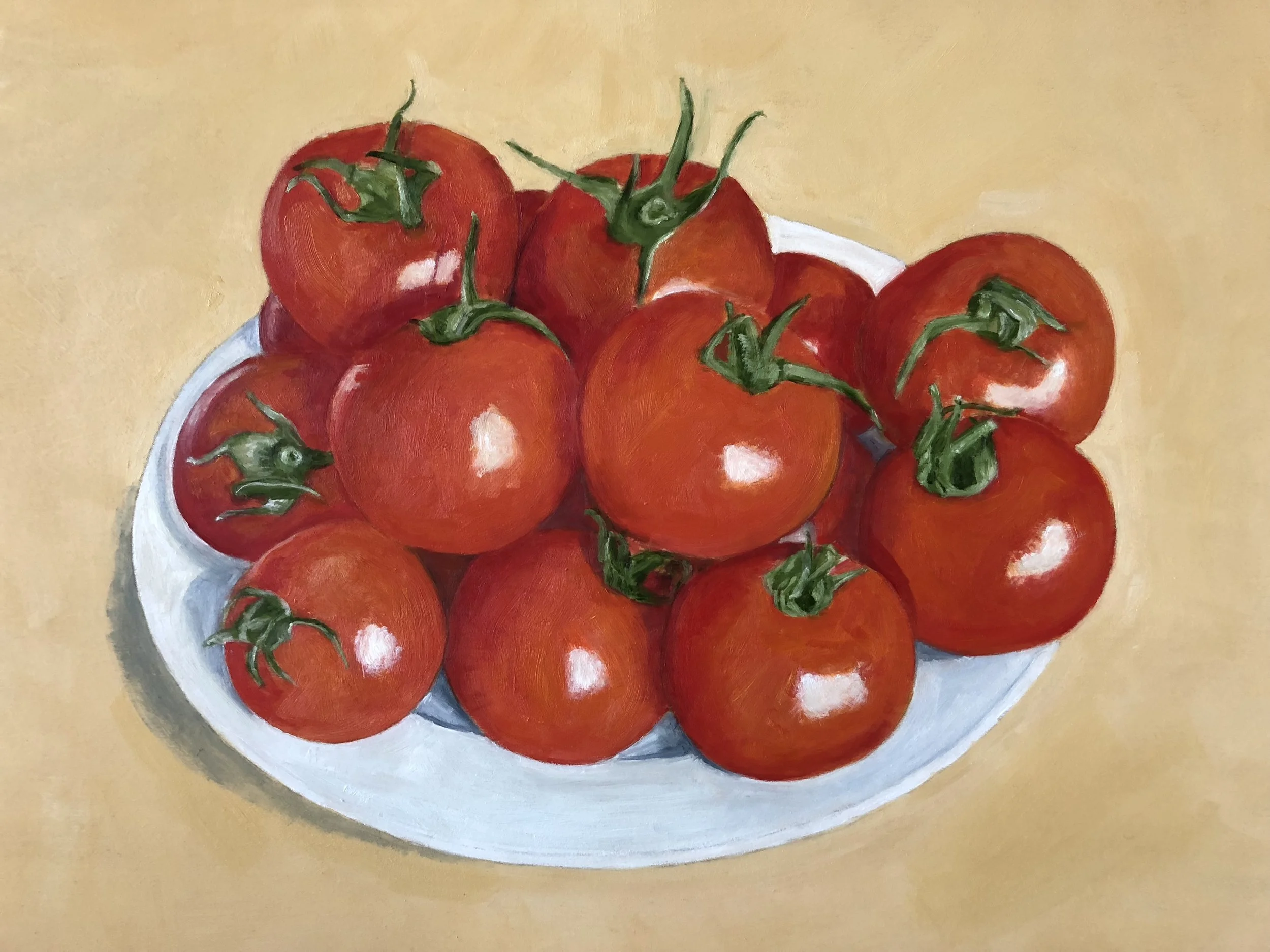 Cherry Tomatoes, 16" x 12" x 1"