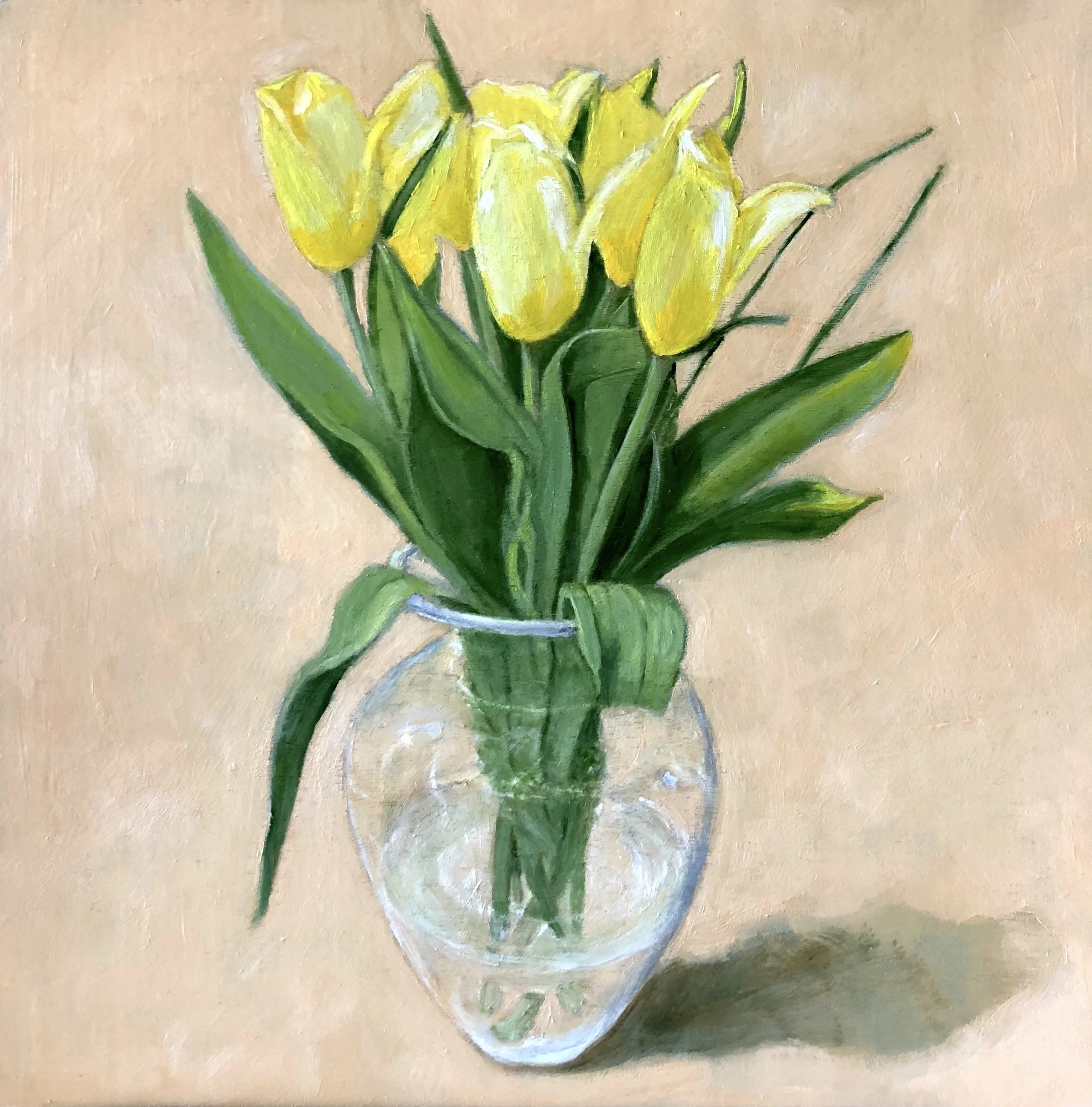 TULIPS, 12" X 12" X 1"